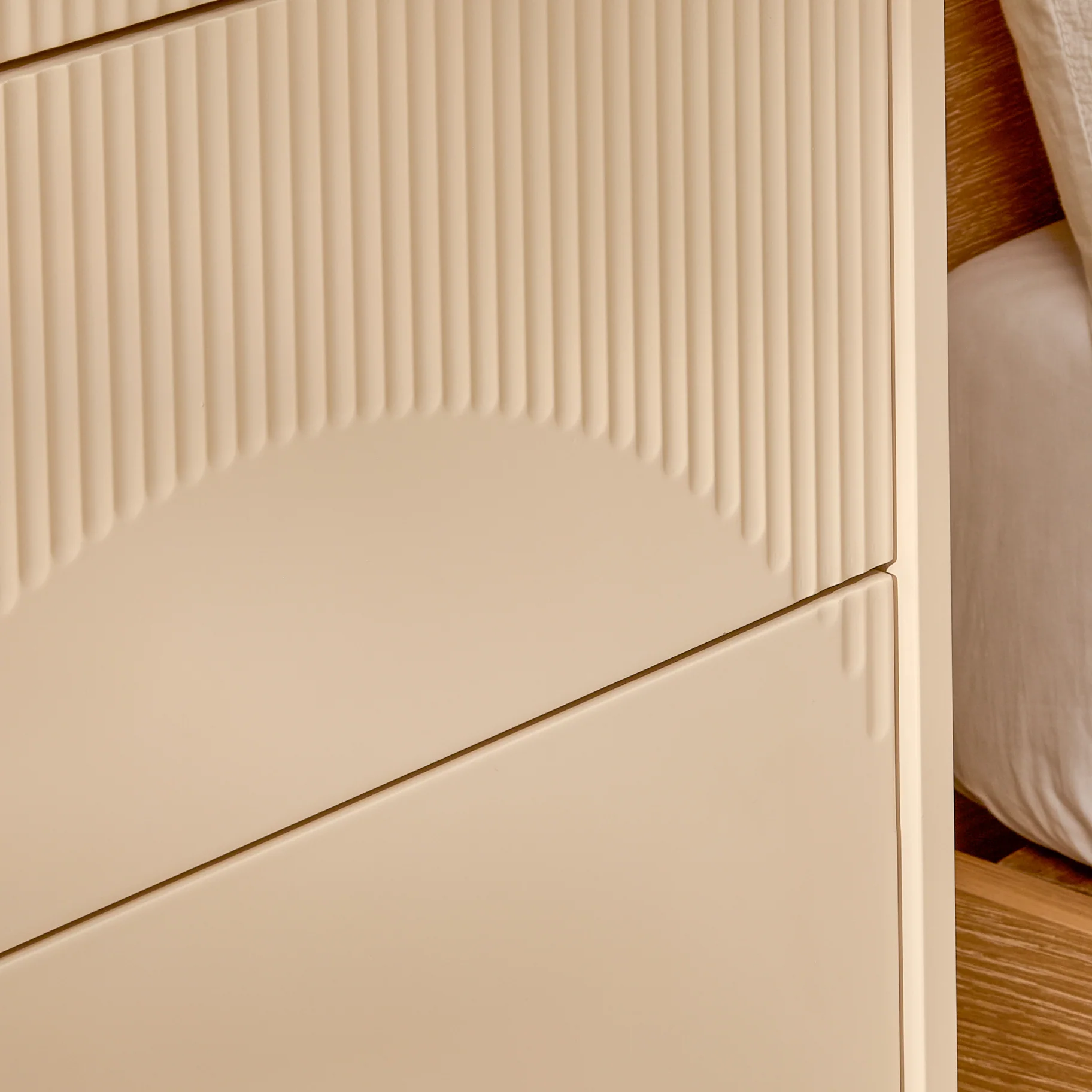Luella 80cm 5 Drawer Tallboy - Driftwood - Image 2
