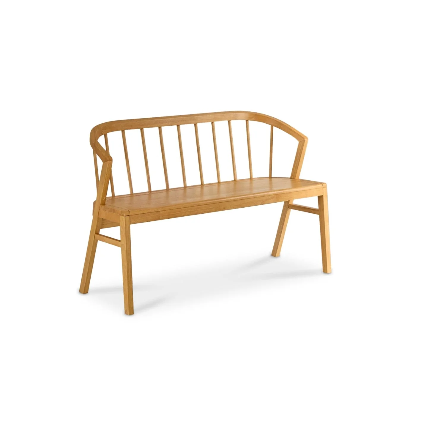 Mabel 3 Seater Bench - Classic Oak - Image 8