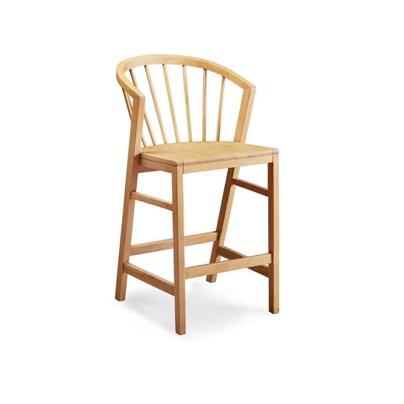 Mabel Pale Oak Bar Stools - Set of 2 - Image 7