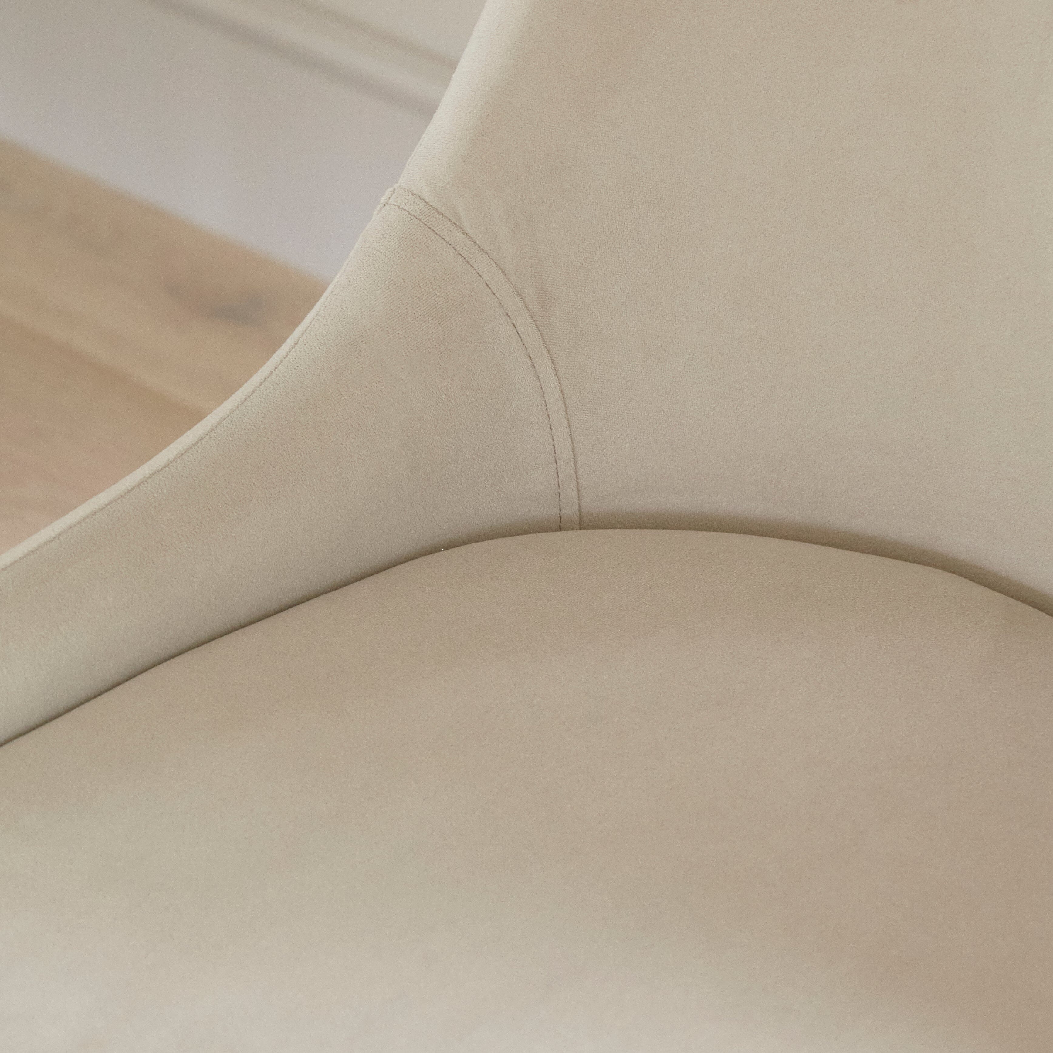 Maeve Clay Dining Chairs - Set of 2 - Gold Legs - Image 3