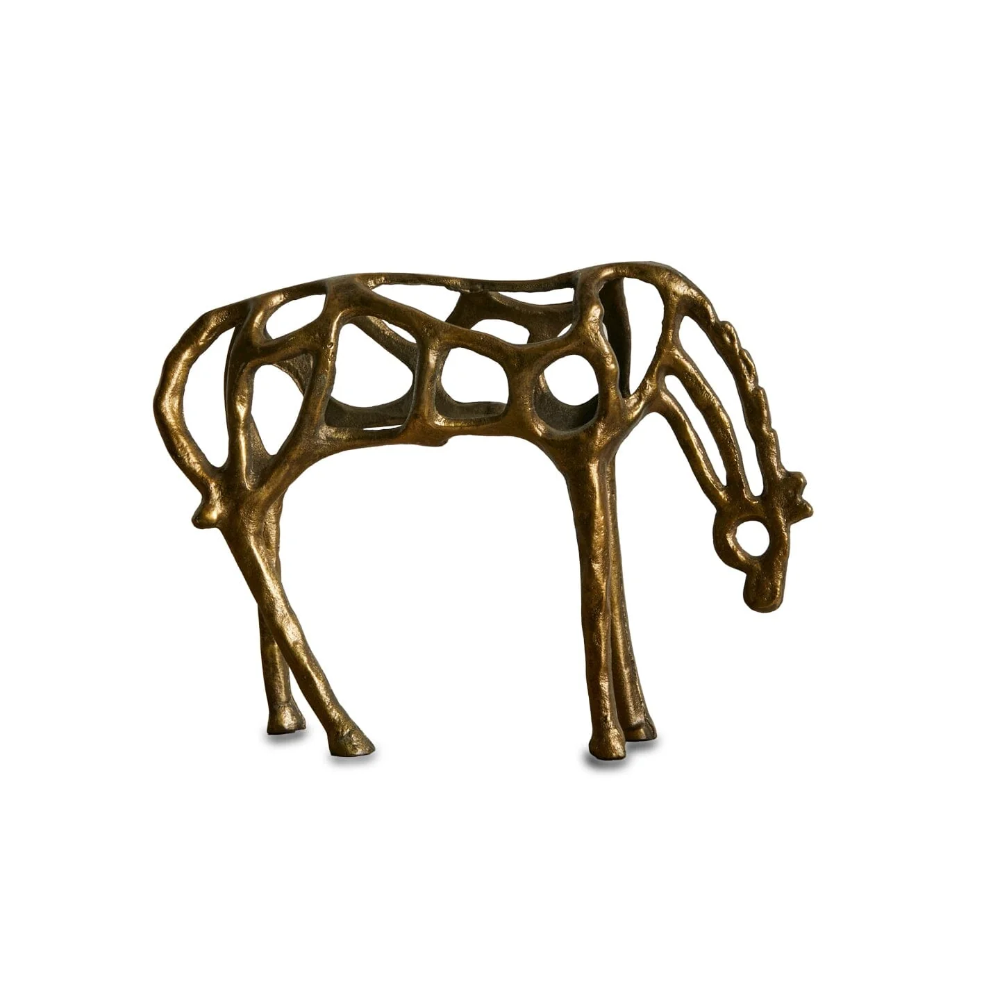 Newbury 25cm Metal Horse Ornament - Gold - Image 10