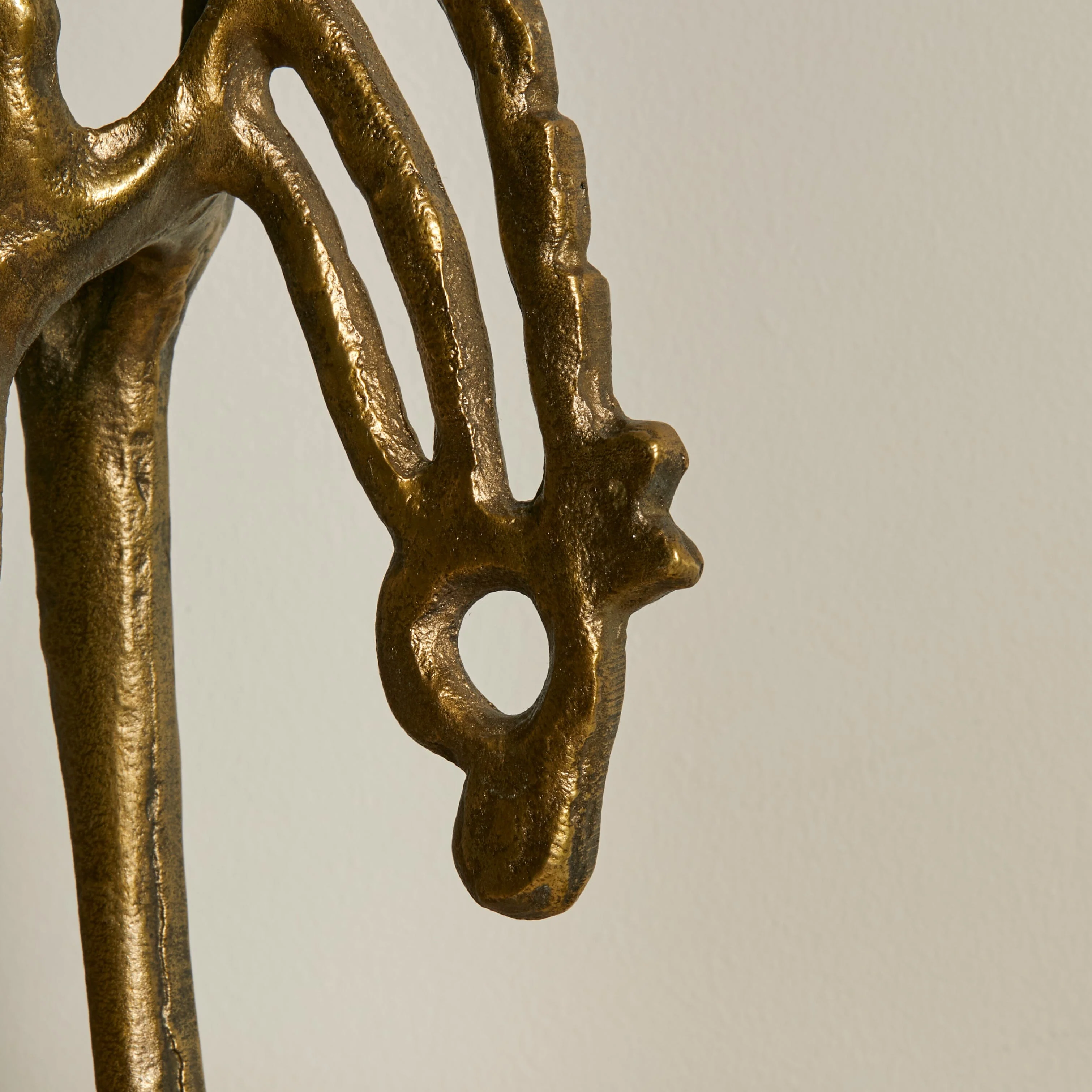 Newbury 25cm Metal Horse Ornament - Gold - Image 4
