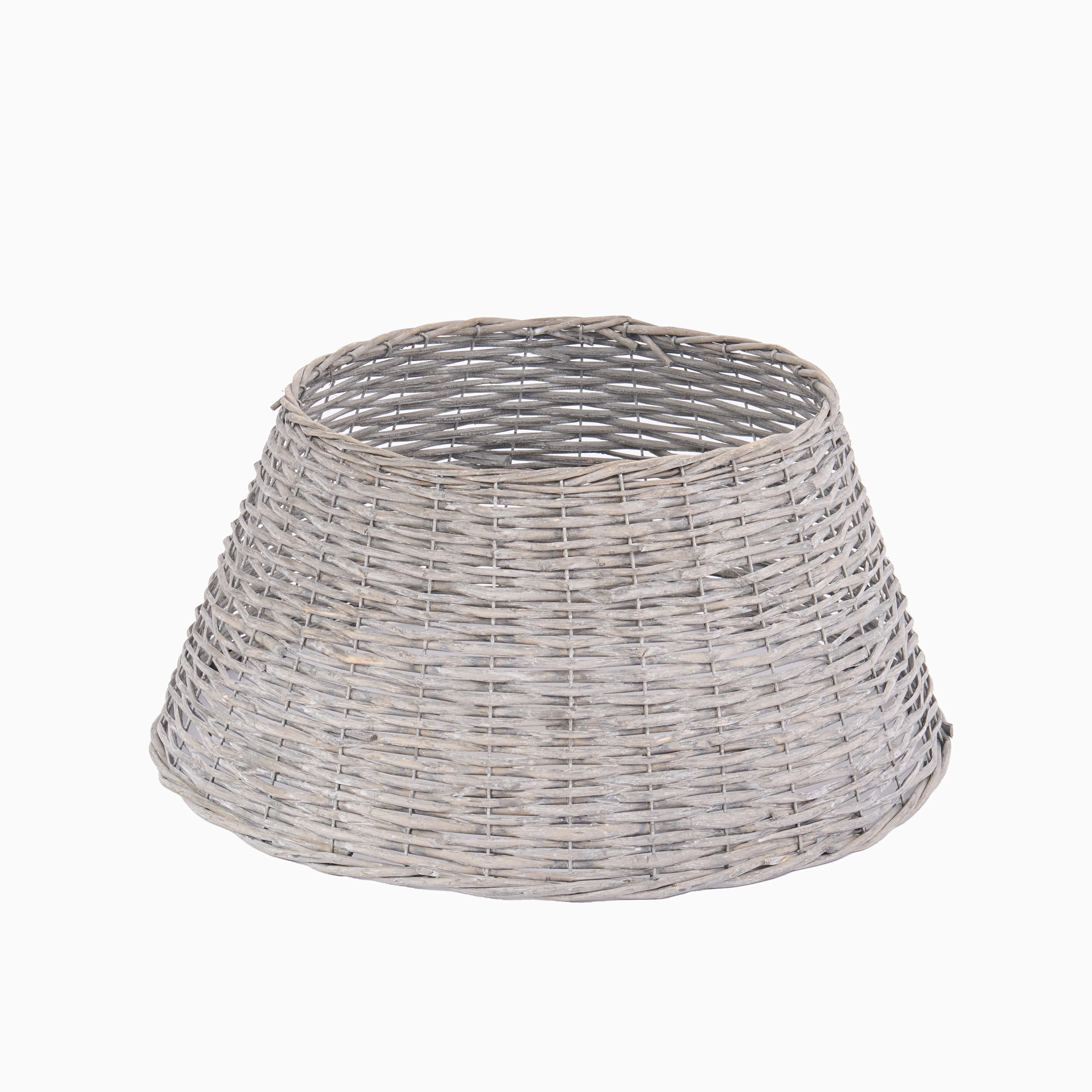 Norrland 57cm Tree Skirt - Grey Wash Rattan - Image 5