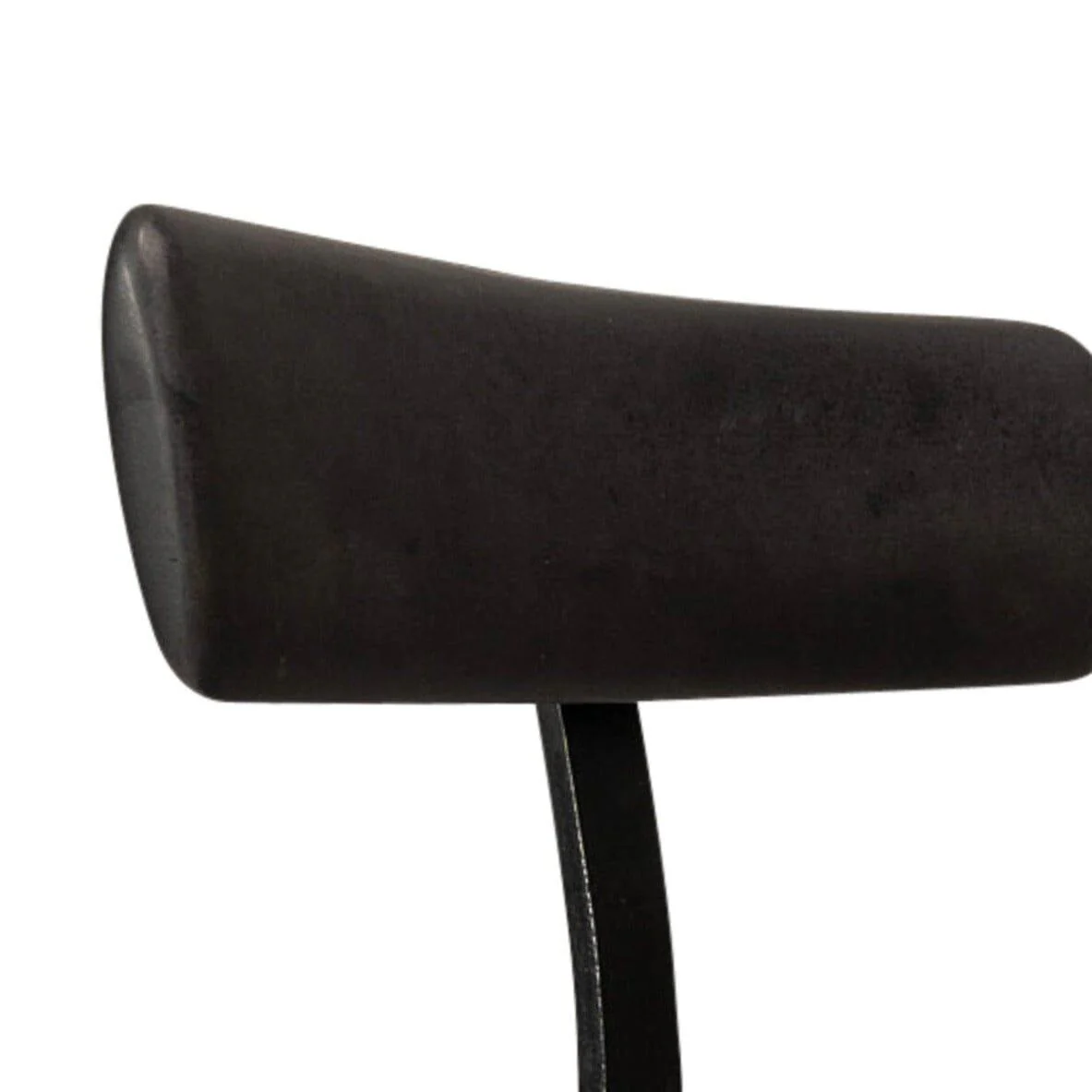 Aiden Black Mango Wood Bar Stools - Set of 2 - Black Iron Legs - Image 5