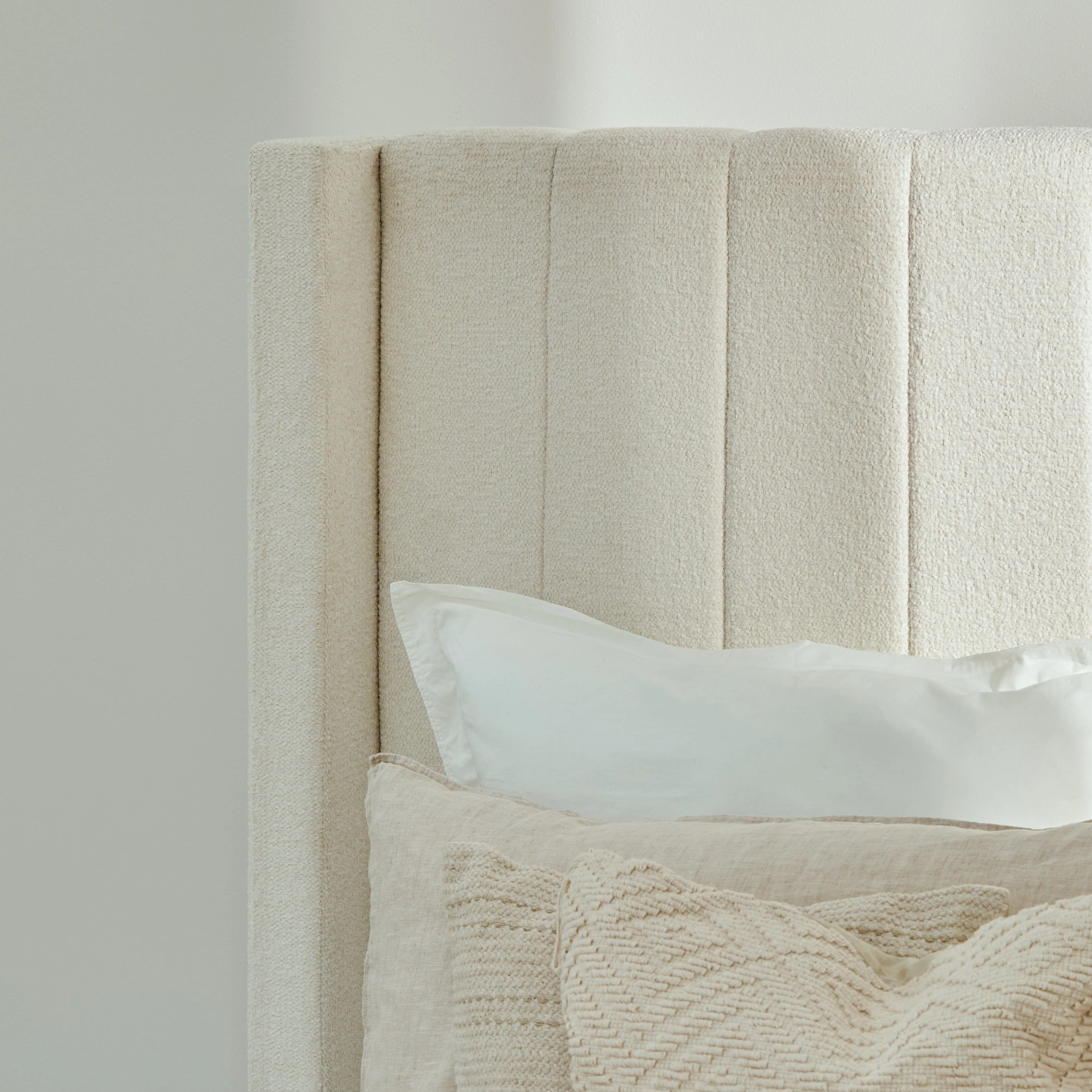 Outlet - Alice Double Ottoman Bed - Boucle - Image 5