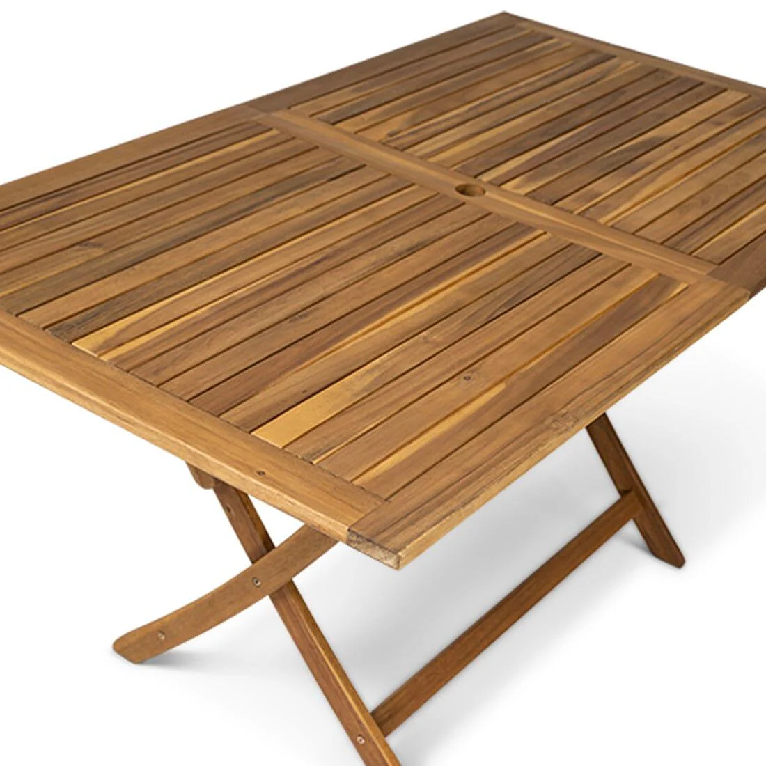 Outlet - Ashby Outdoor Wooden Rectangle Folding Table 120Cm - Image 5