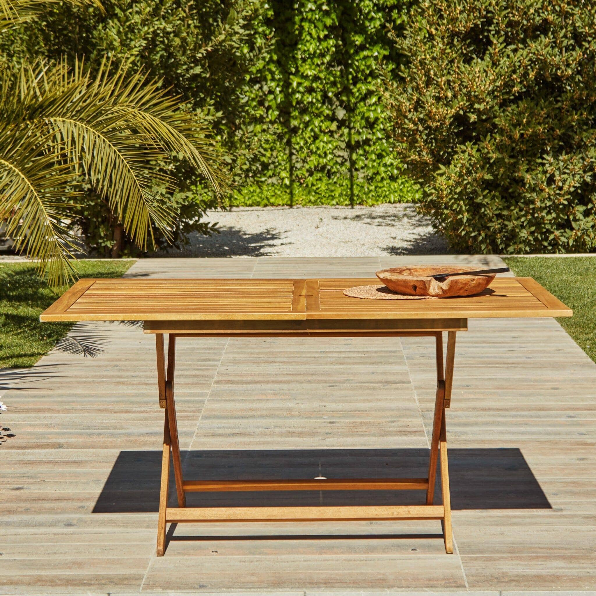 Outlet - Ashby 6 Seater Wooden Rectangular Folding Dining Table - 150Cm