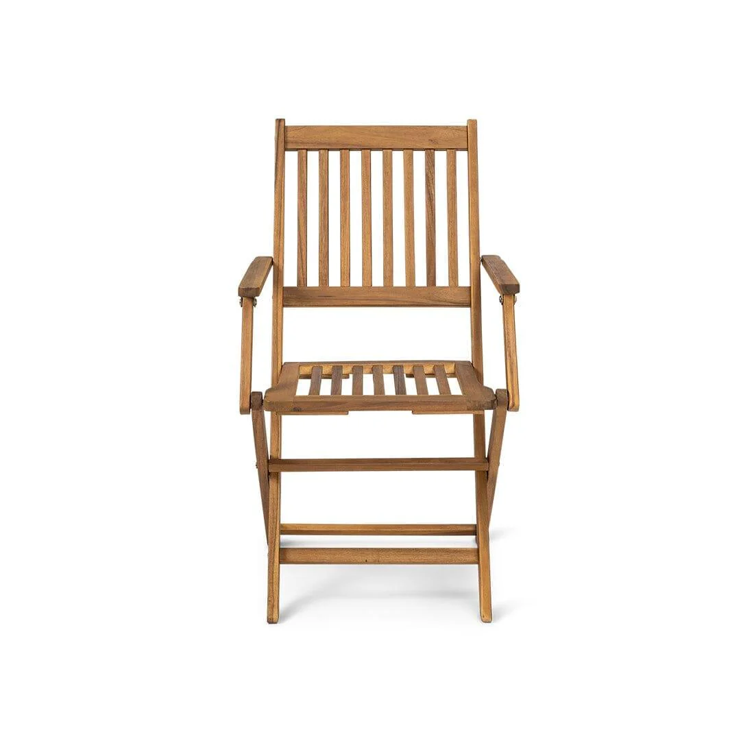 Outlet - Ashby Outdoor Wooden Folding Chairs - Set of 2 - Image 4