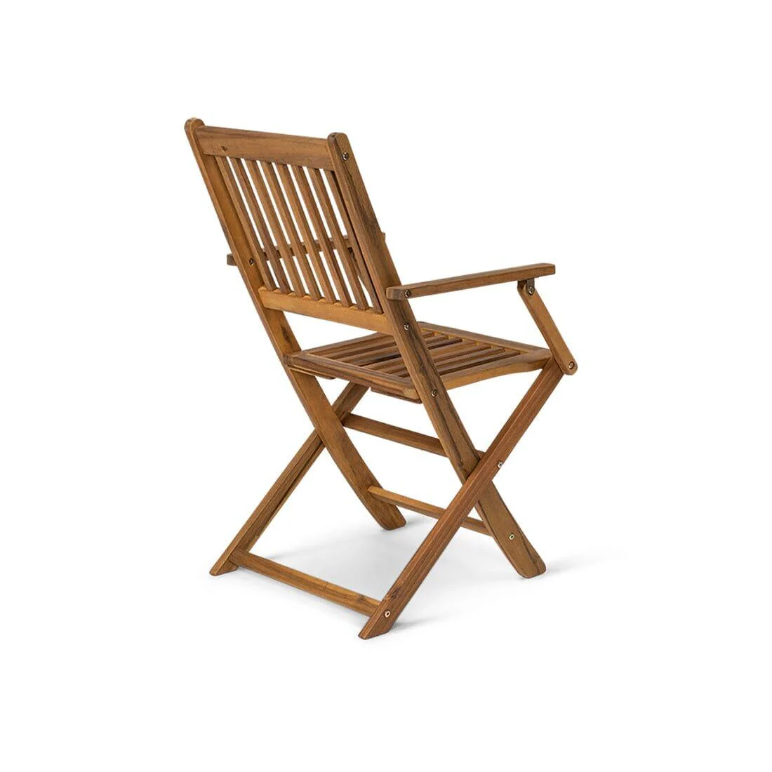 Outlet - Ashby Outdoor Wooden Folding Chairs - Set of 2 - Image 7