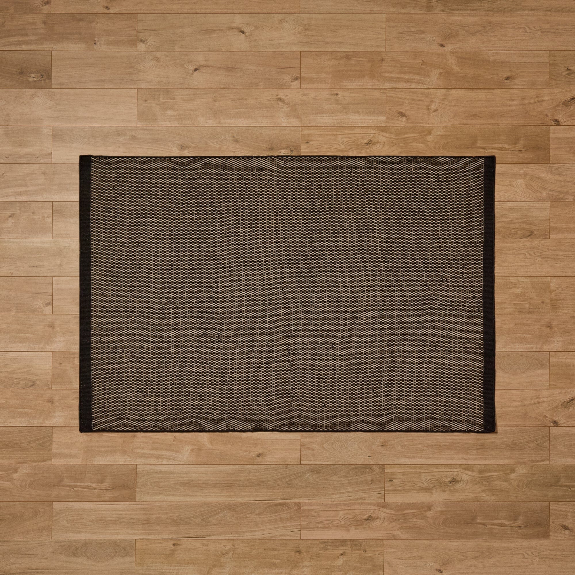 Atcham Black Pebble Wool with Cotton Rug - 200 x 290cm - Image 4