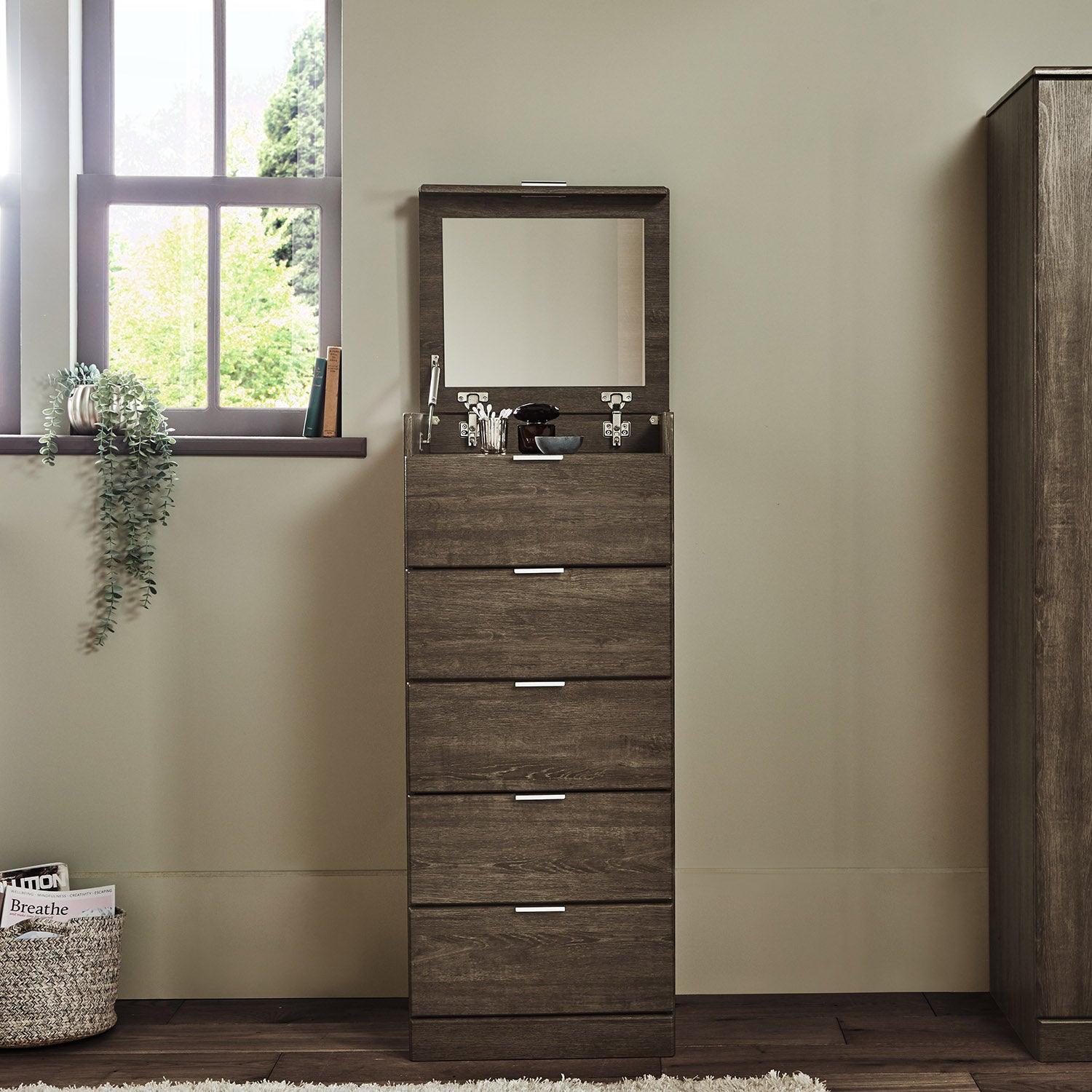 Outlet – Ayla tallboy - dark oak - Image 2