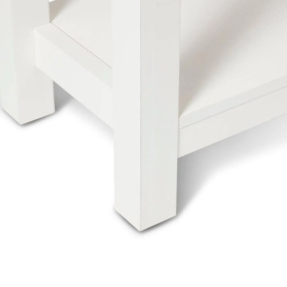 Outlet - Bampton 2 Drawer Console Table - Alabaster White - Image 8