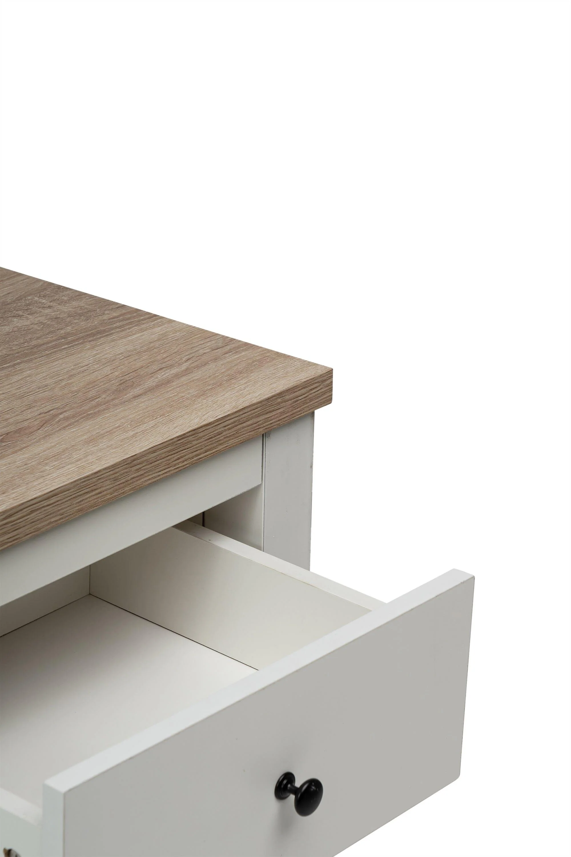 Outlet - Bampton 3 Drawer Console Table - Alabaster White - Image 12