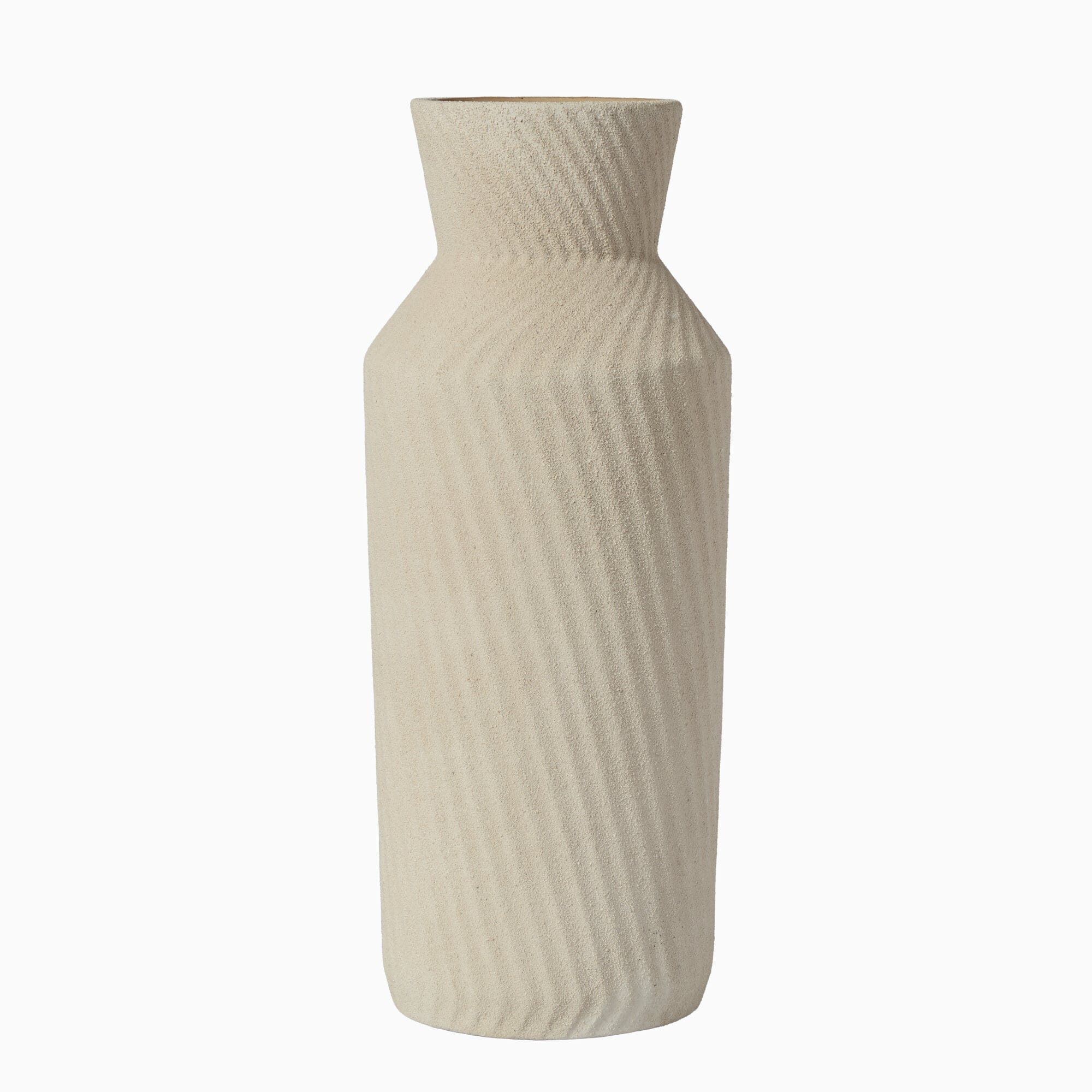 Bayswater 35cm Ceramic Vase - Beige - Image 6