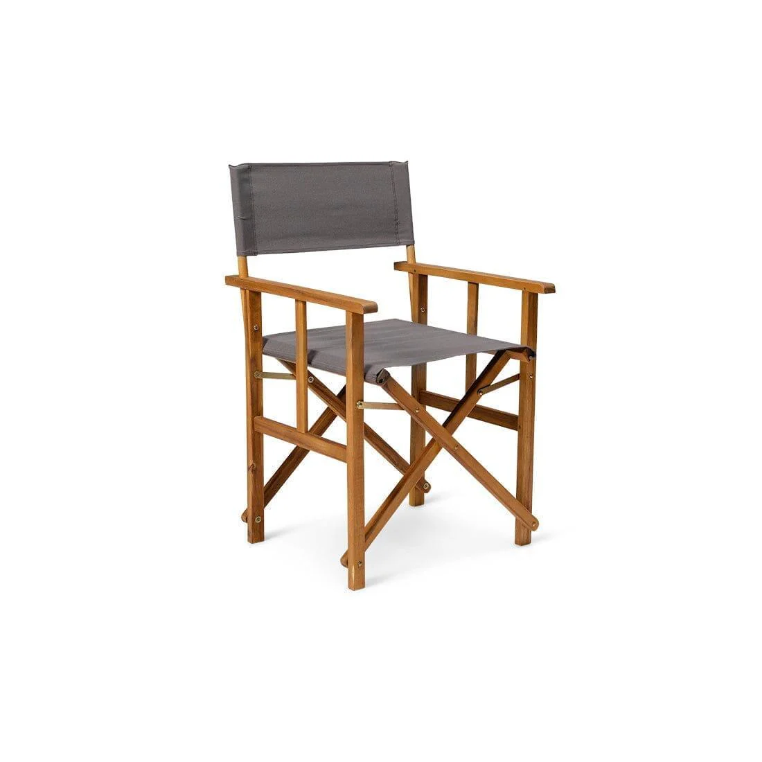 Outlet - Cameron Directors Chair Dark Grey - Set of 2 - Image 2