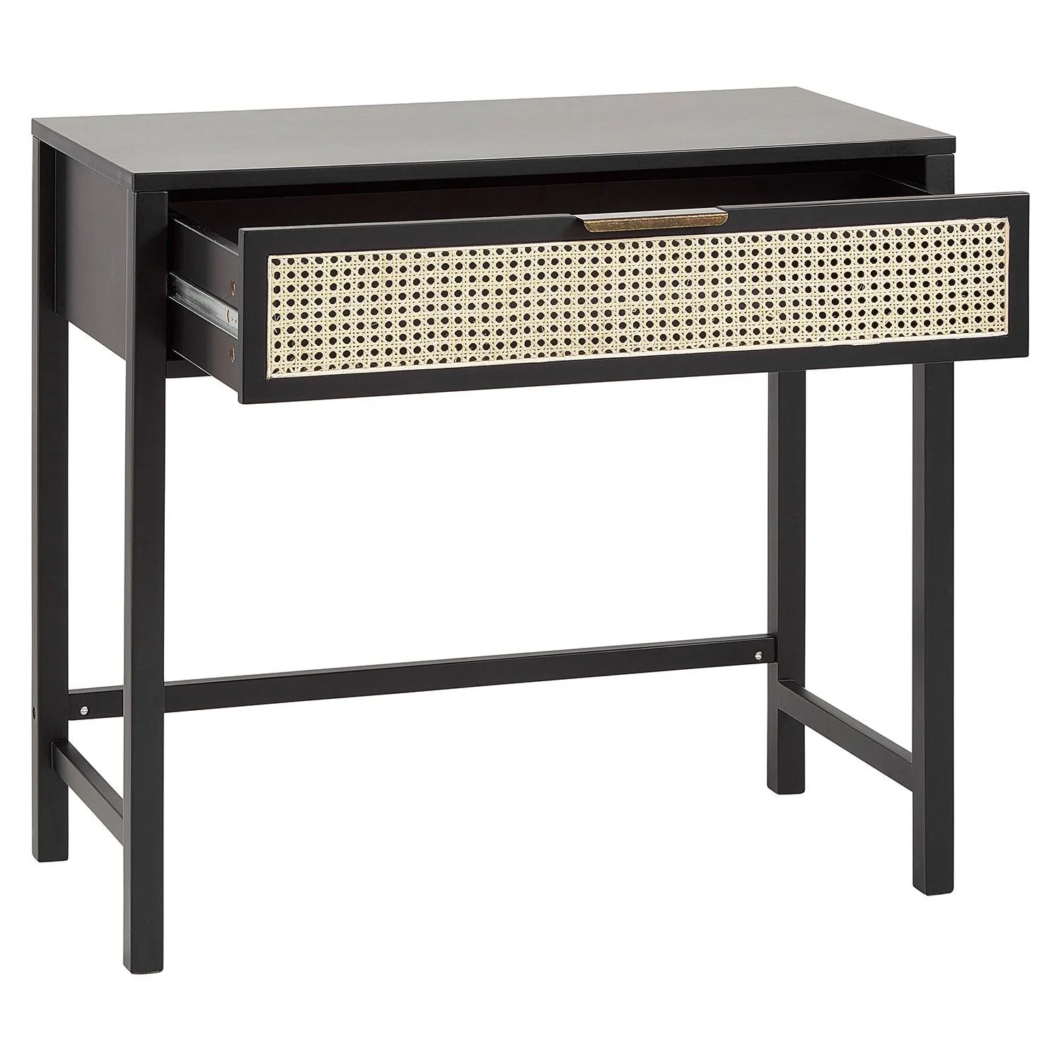 Charlie Black Dressing Table with Draw - Image 4
