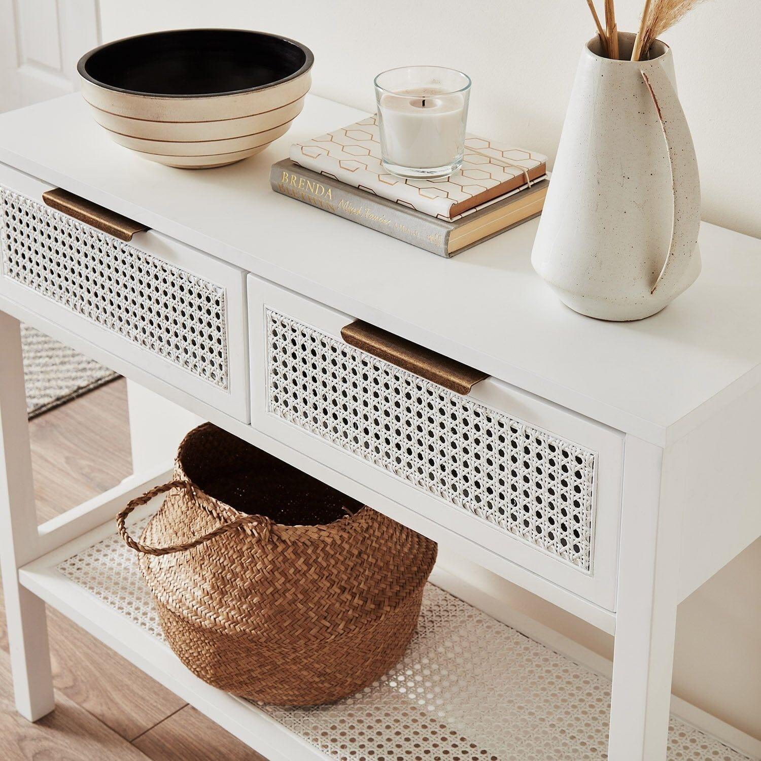 Outlet - Charlie Console Table - White - Image 4