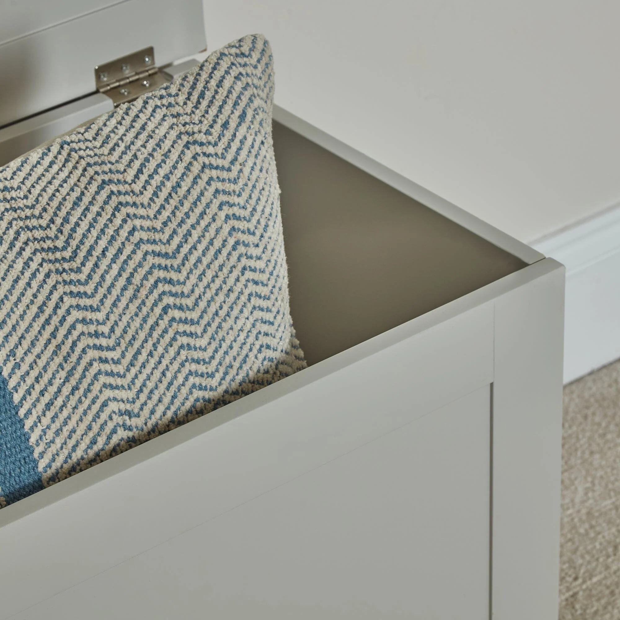 Outlet - Chatsworth Storage Box - Linen Grey - Image 4