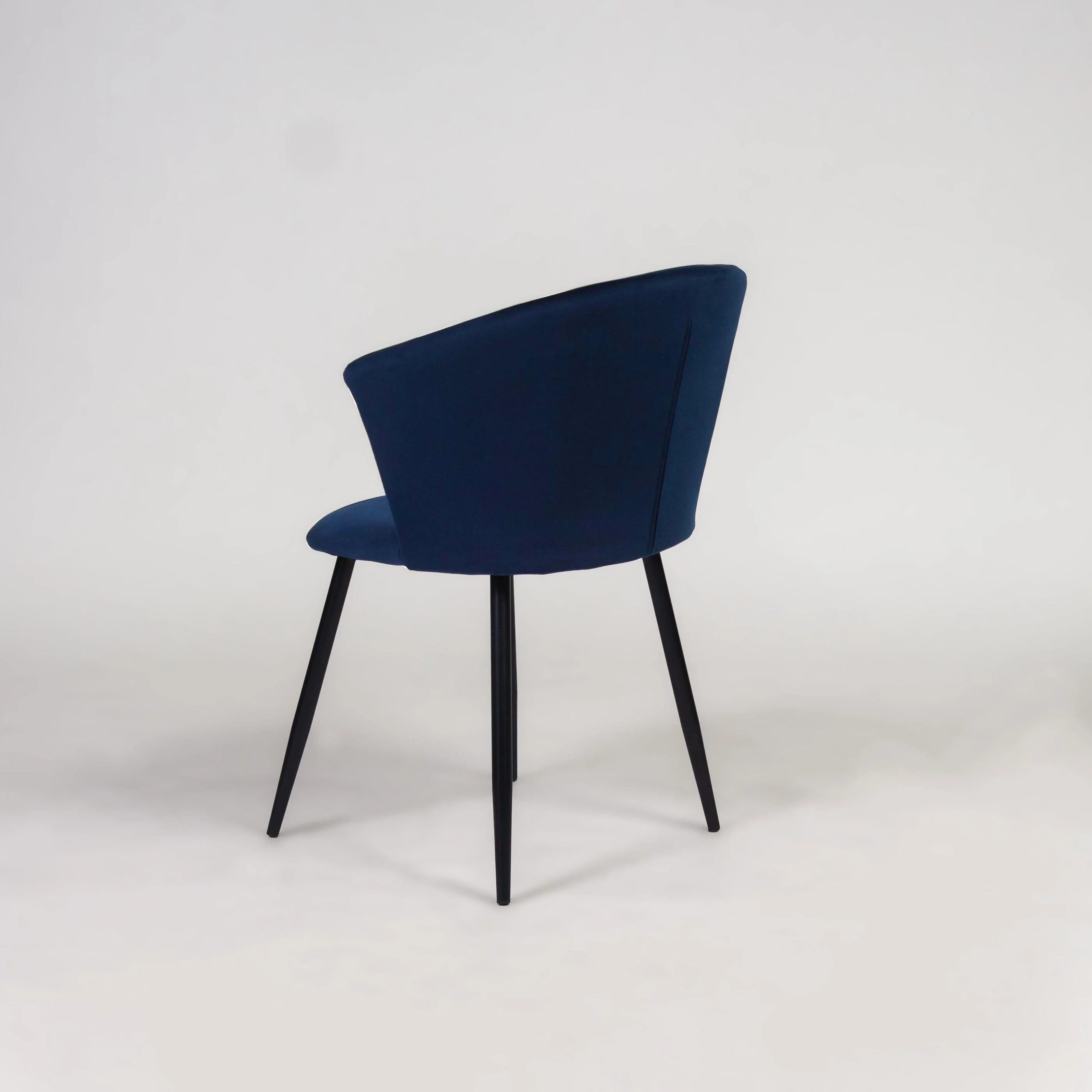Outlet - Cleo dining chairs - set of 2 - blue and black - Image 3