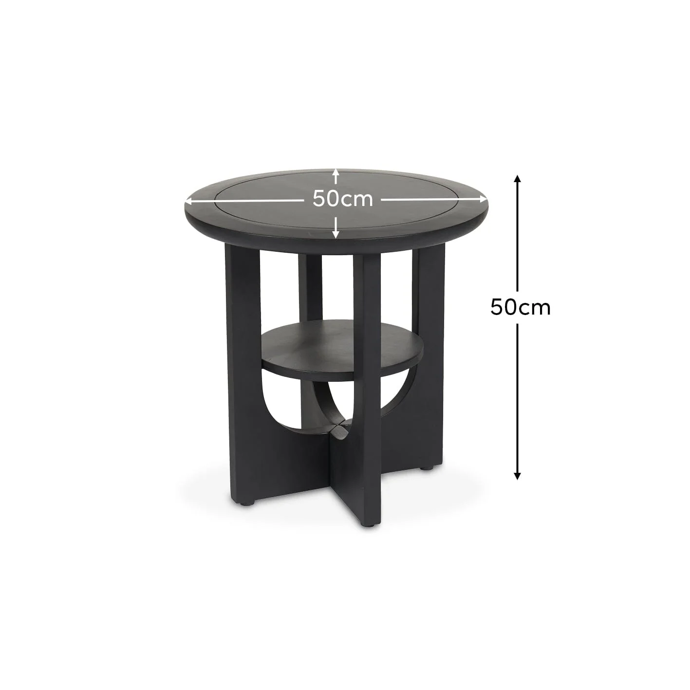 Delphi Black Acacia Side Table - Image 7