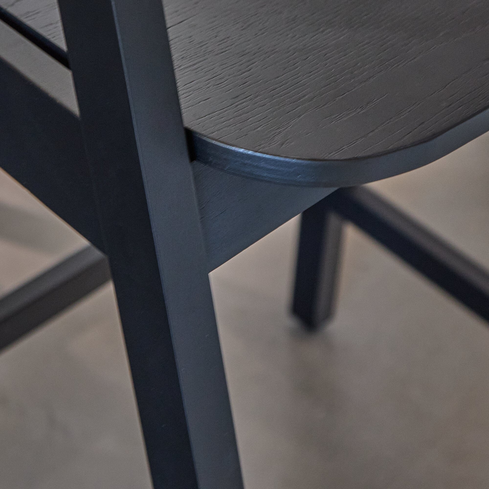 Outlet - Ella Black Oak Bar Stool - Image 4