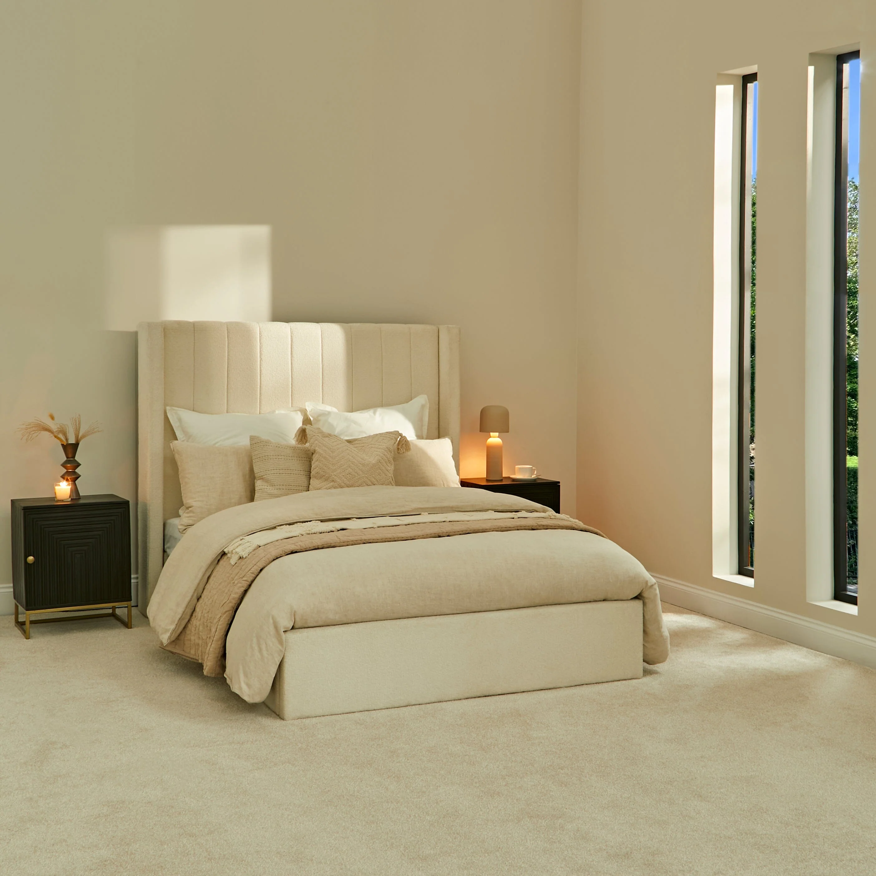 Outlet - Eltham 39cm Metal Table Lamp - Taupe - Image 4