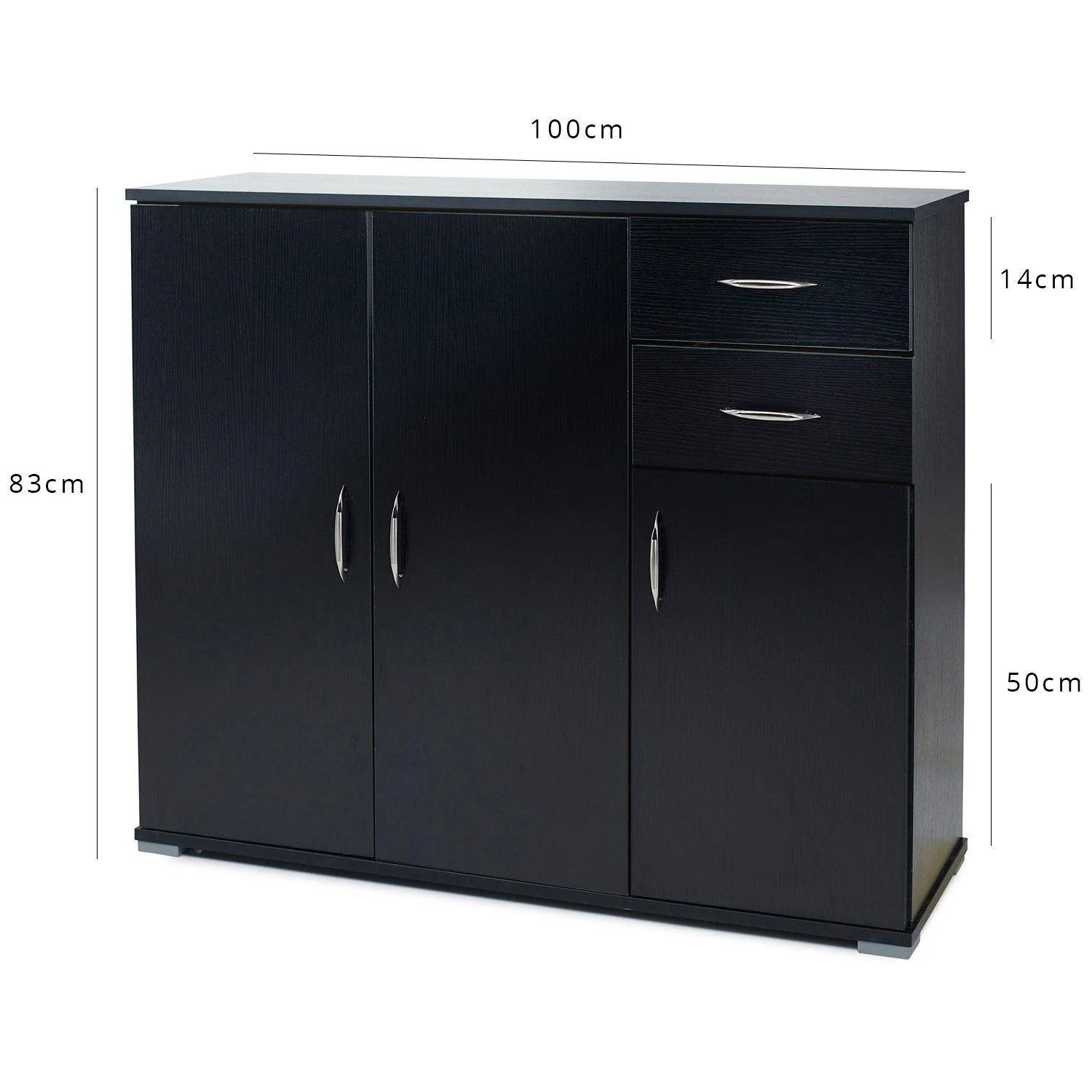 Outlet - Essie - storage cabinet - home office - black - Image 5
