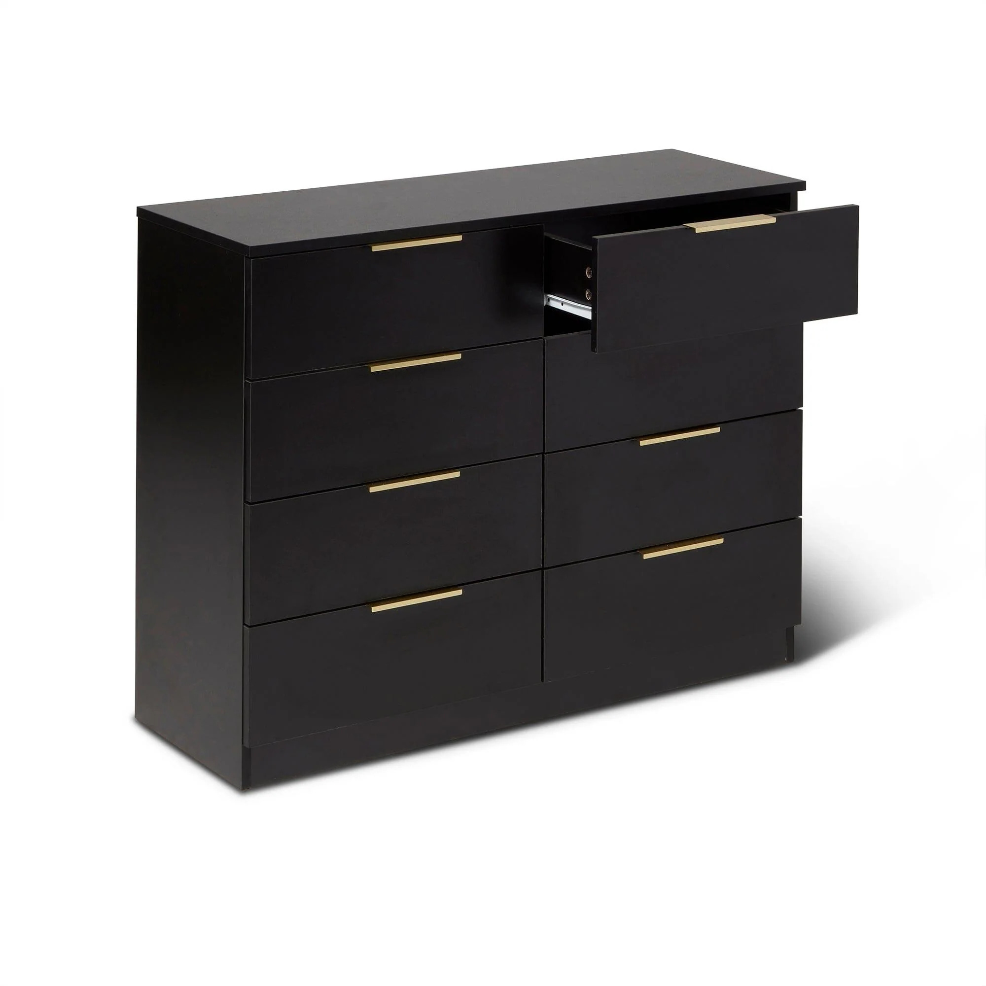 Essie 8 Drawer Chest of Drawers - Black - Image 3