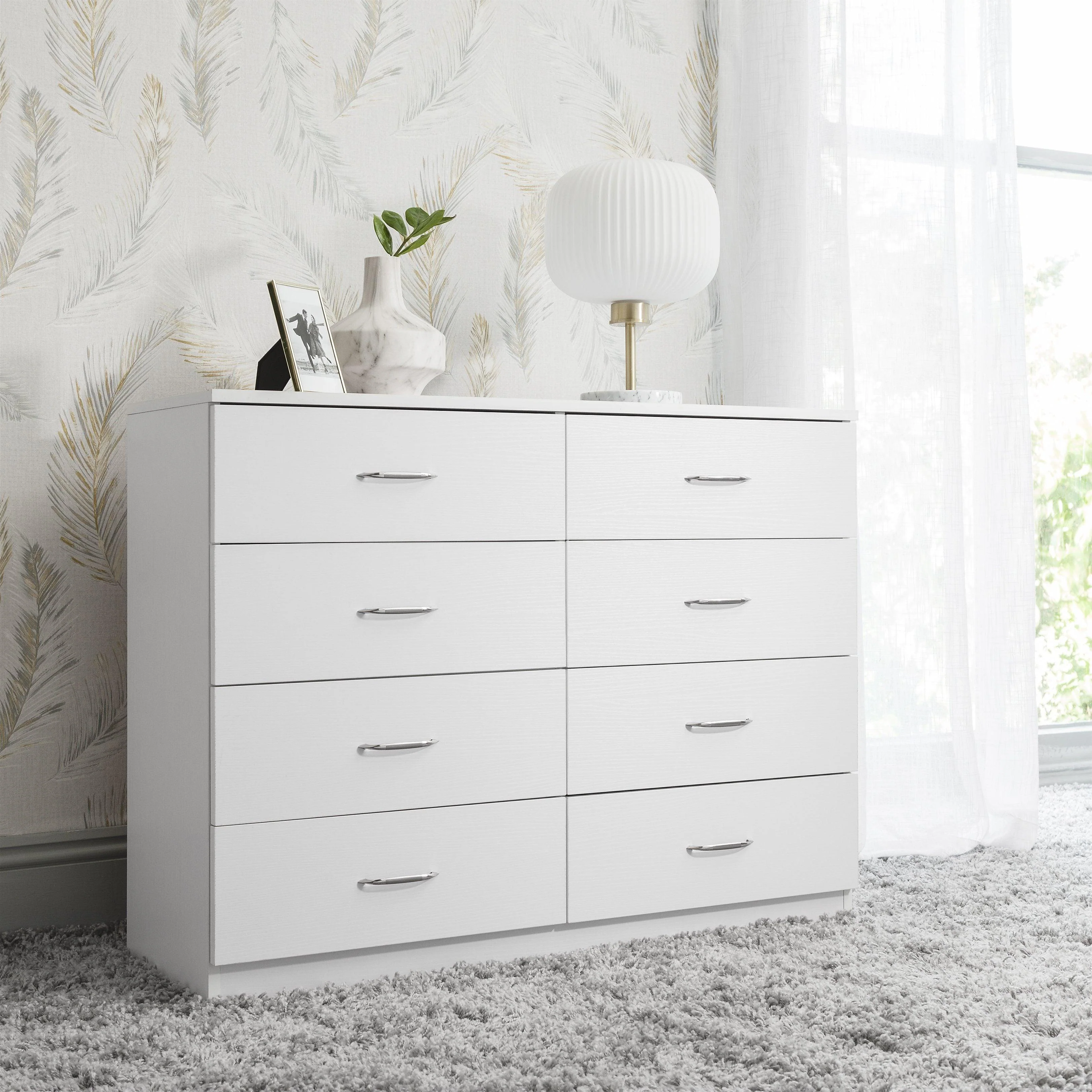 Outlet - Essie chest of drawers - 8 drawer - white