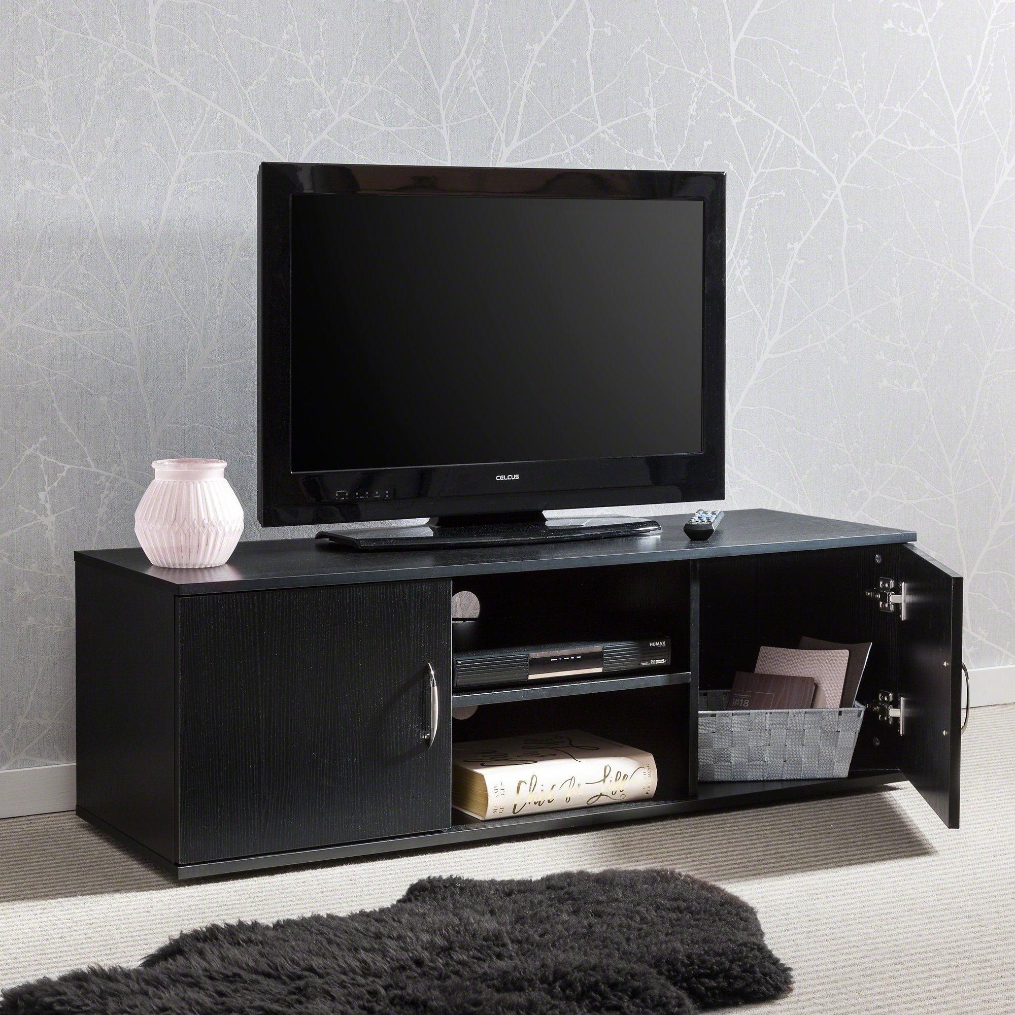 Outlet - Essie TV Unit With Storage - Black - Image 3
