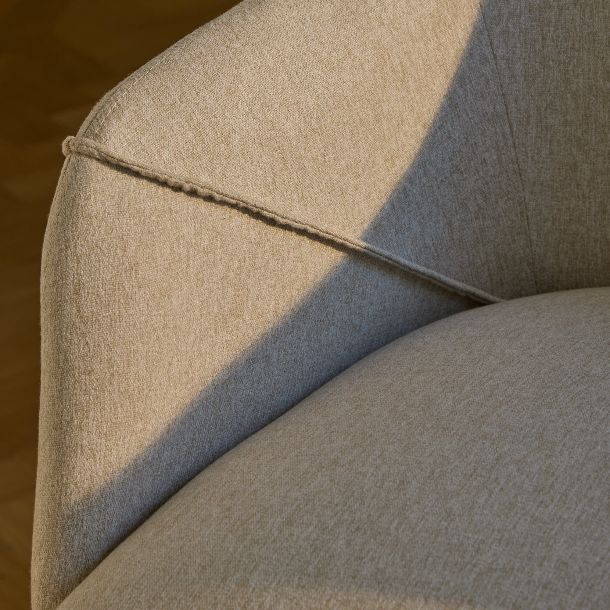 Freya Office Swivel Chair - Sand - Image 4