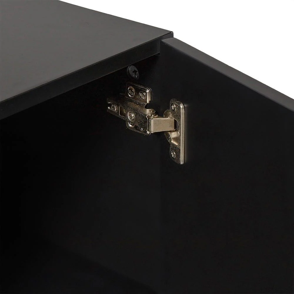 Outlet - Gatsby Large 4 Door Sideboard - Noir Black - Image 8