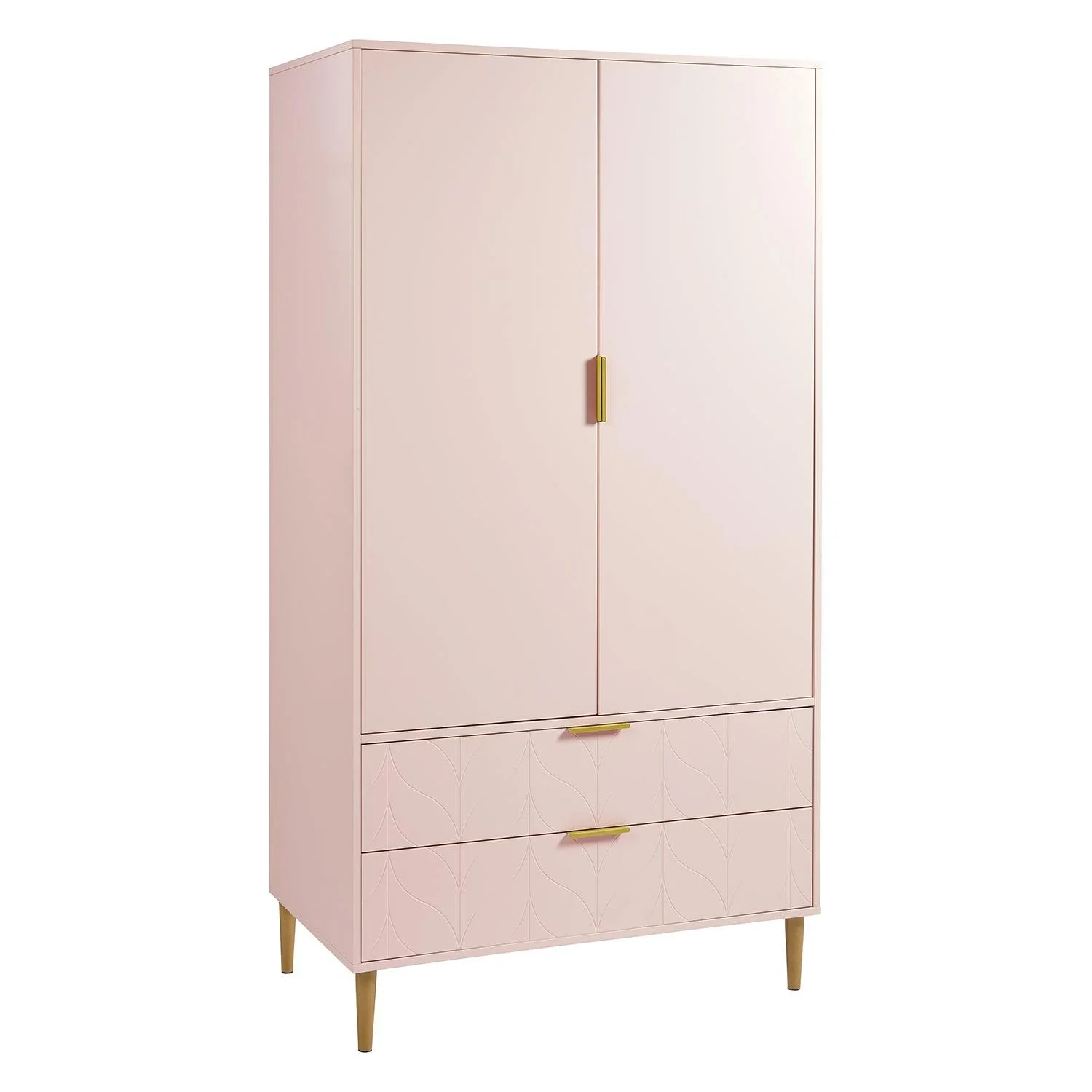 Gloria Double Wardrobe - Blush Pink - Image 5