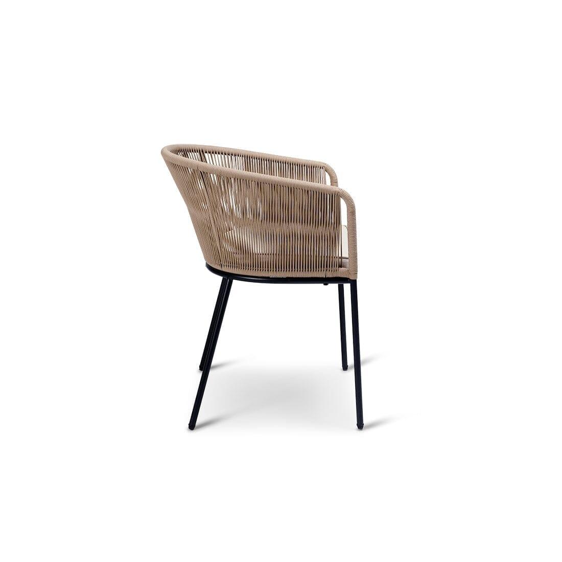Outlet - Hali Rope Chair x 2 Natural with Cushions - Image 6