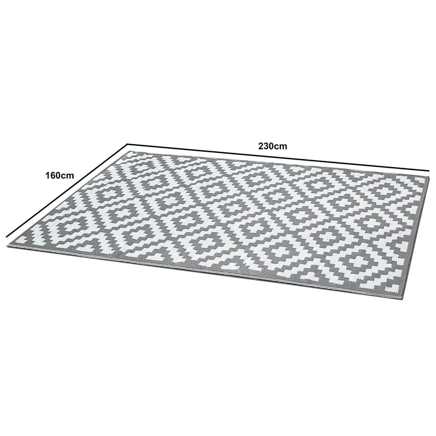 Outlet - Outdoor Rug - 160Cm x 230Cm - Geometric Print - Image 5