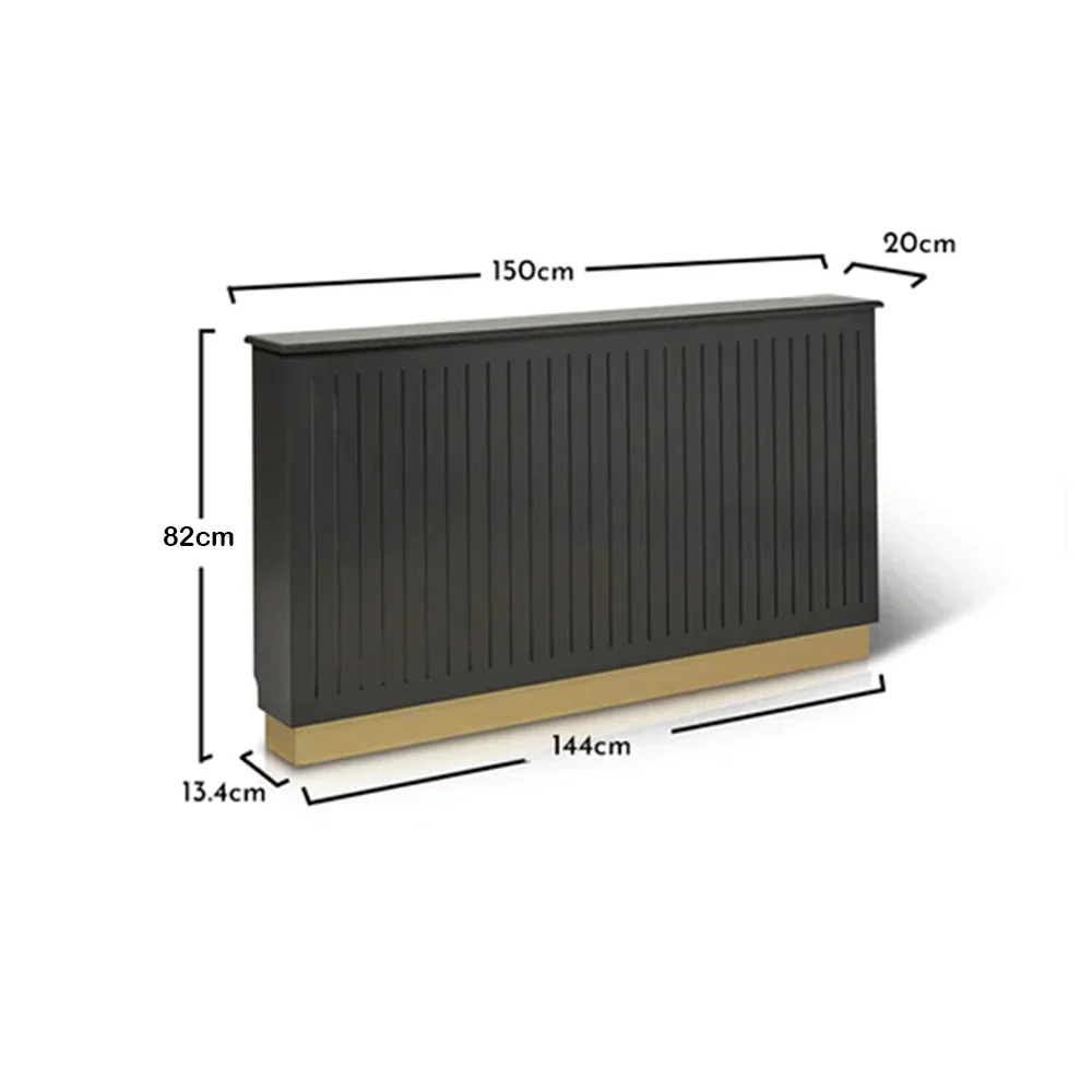 Outlet - Iliana Large Radiator Cover In Charcoal Grey - Image 5