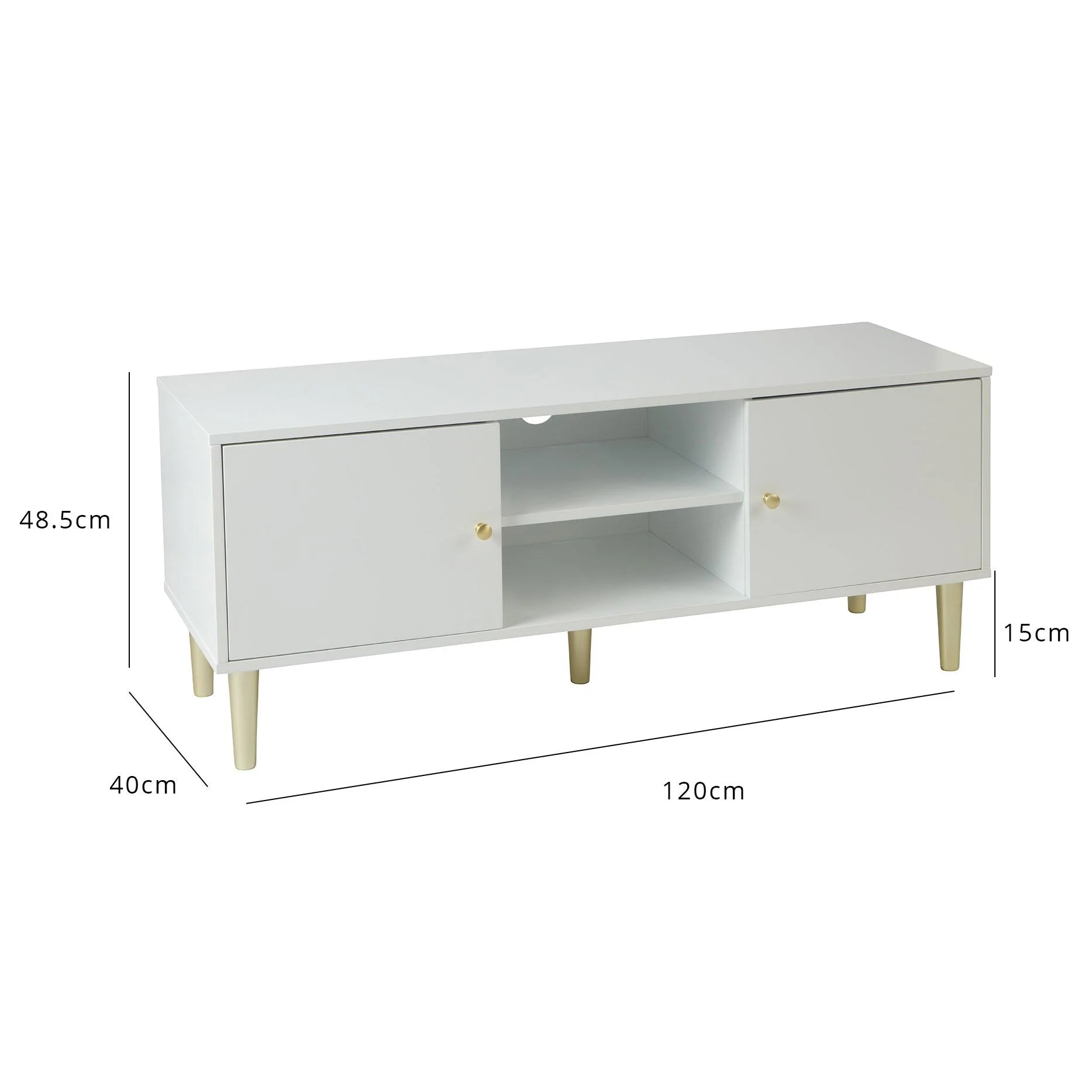 Outlet - Iliana TV Unit - White - Image 6