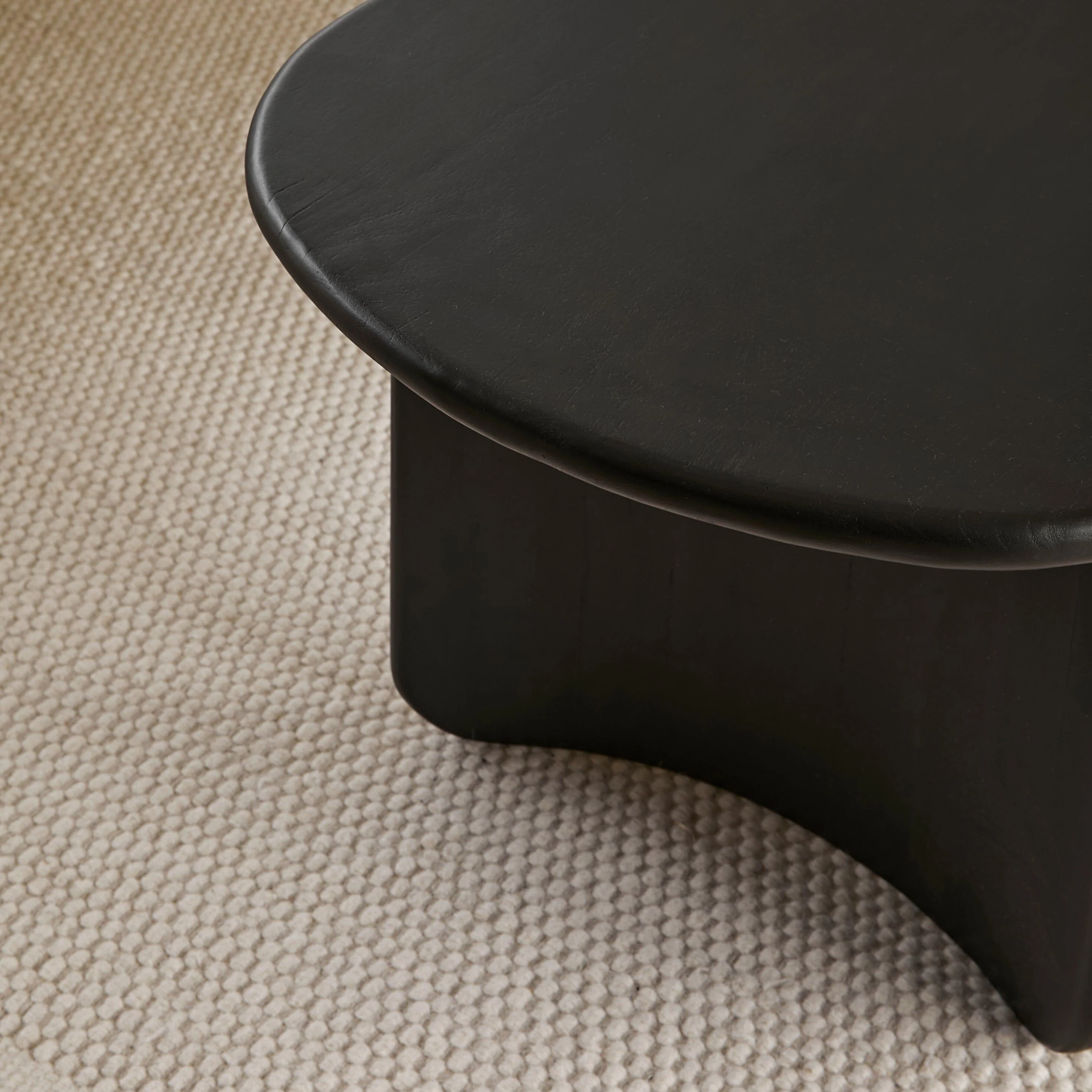 Imogen Black Acacia Wood Coffee table - Image 2