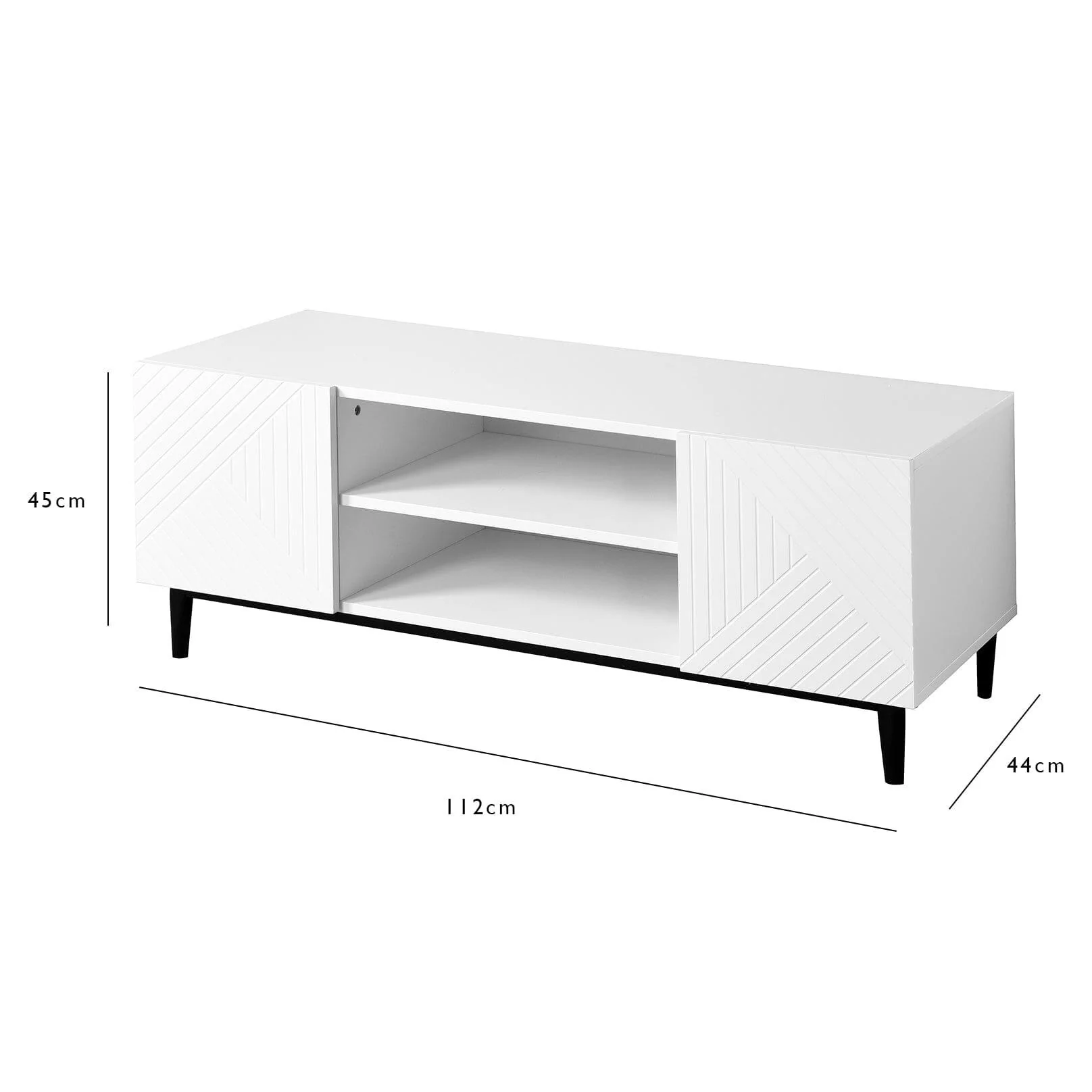 Outlet - Jack TV unit - geometric - white - Image 11