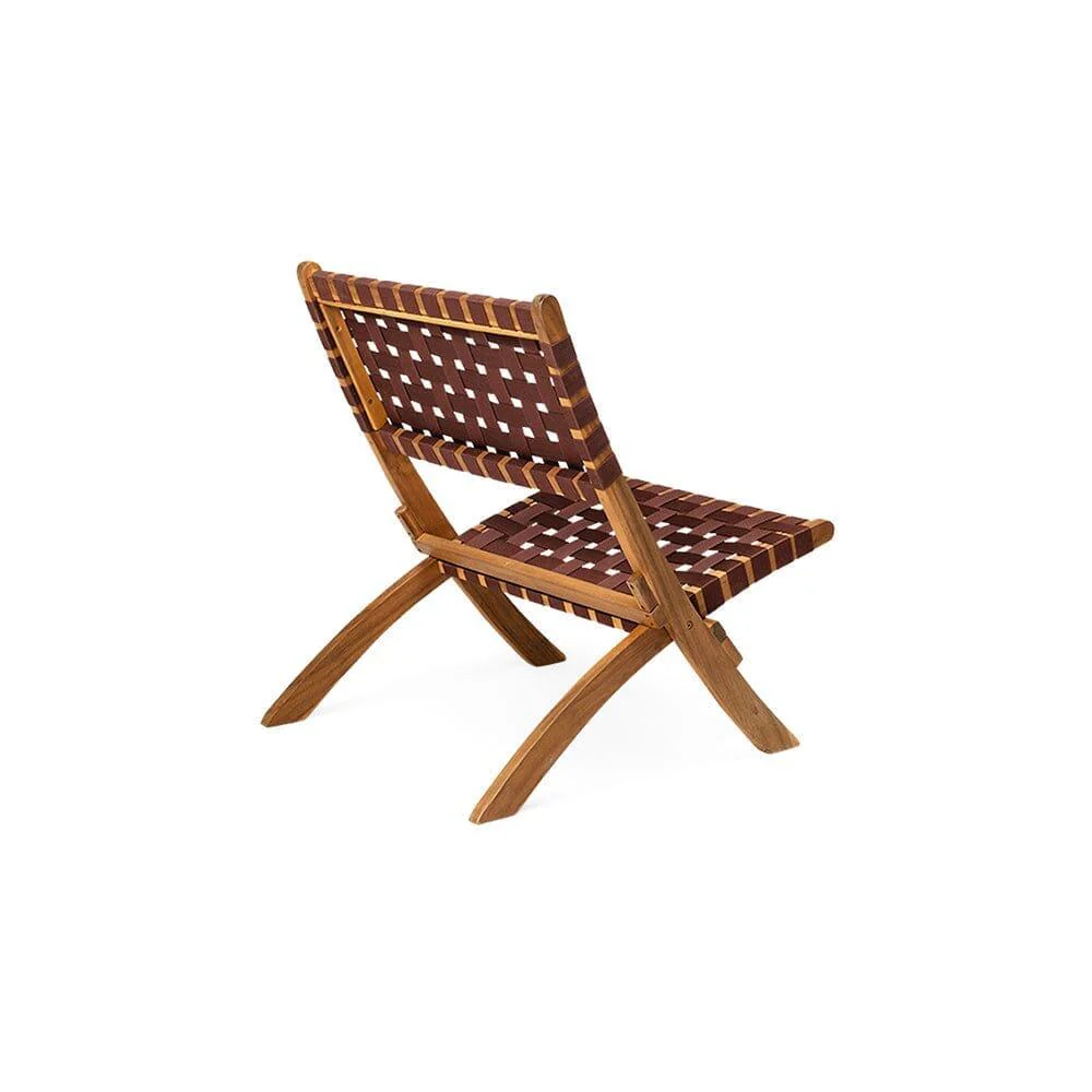 Outlet - Kai Folding Beach Chair Brown PCK2 - Image 6