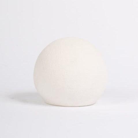 Outlet - Small White Ceramic Ball Decoration - Image 5