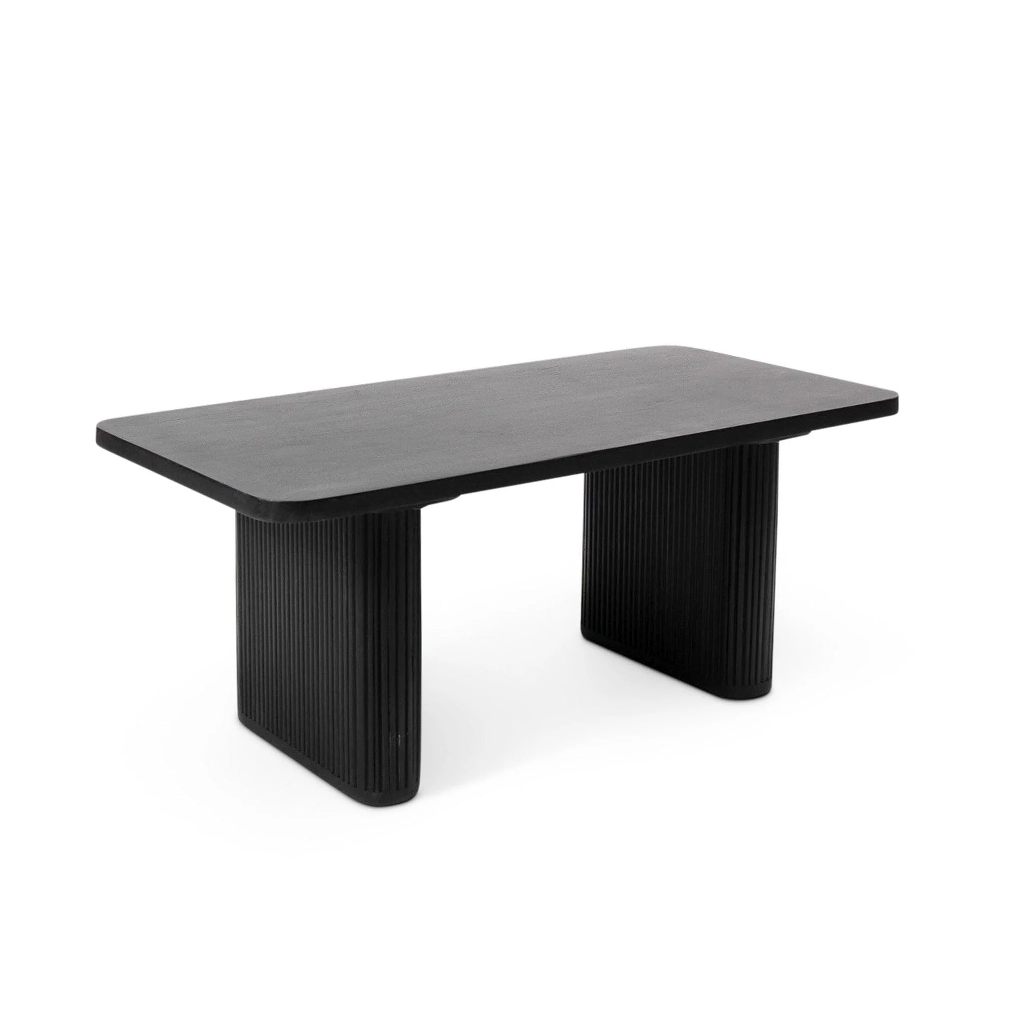 Outlet - Orla Black Mango Wood Coffee Table - Image 7