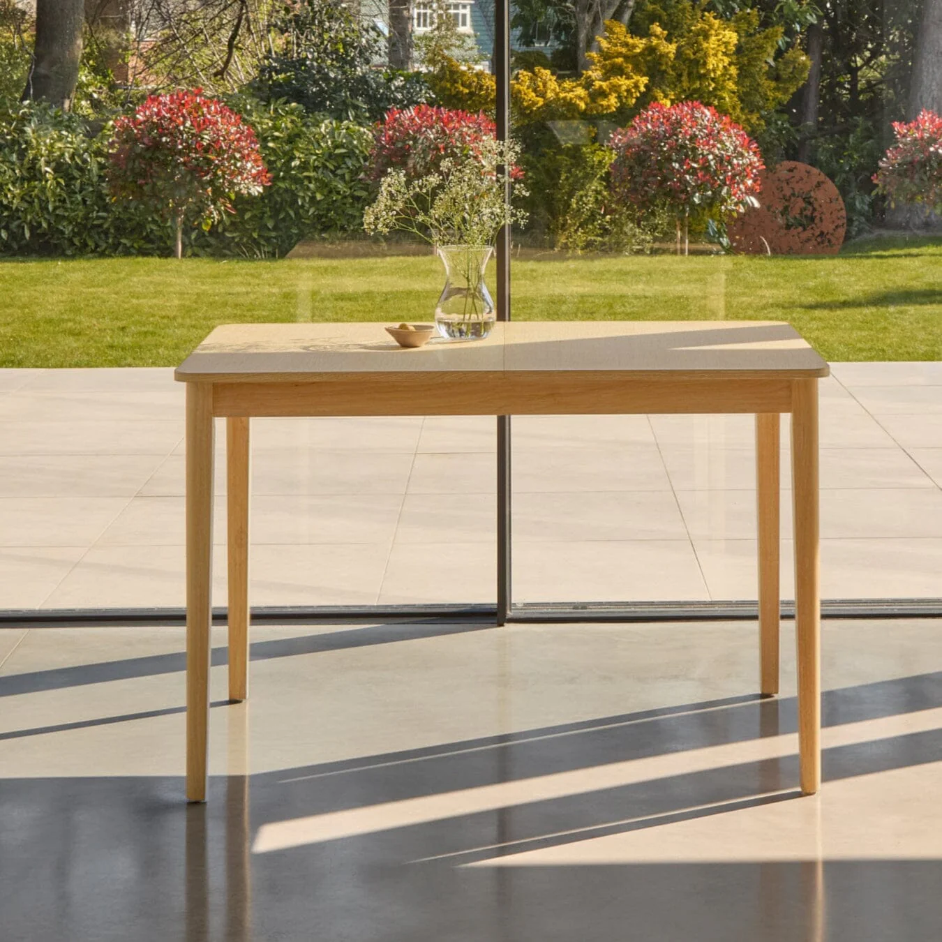 Outlet - Paul Pale Oak Extending Dining Table