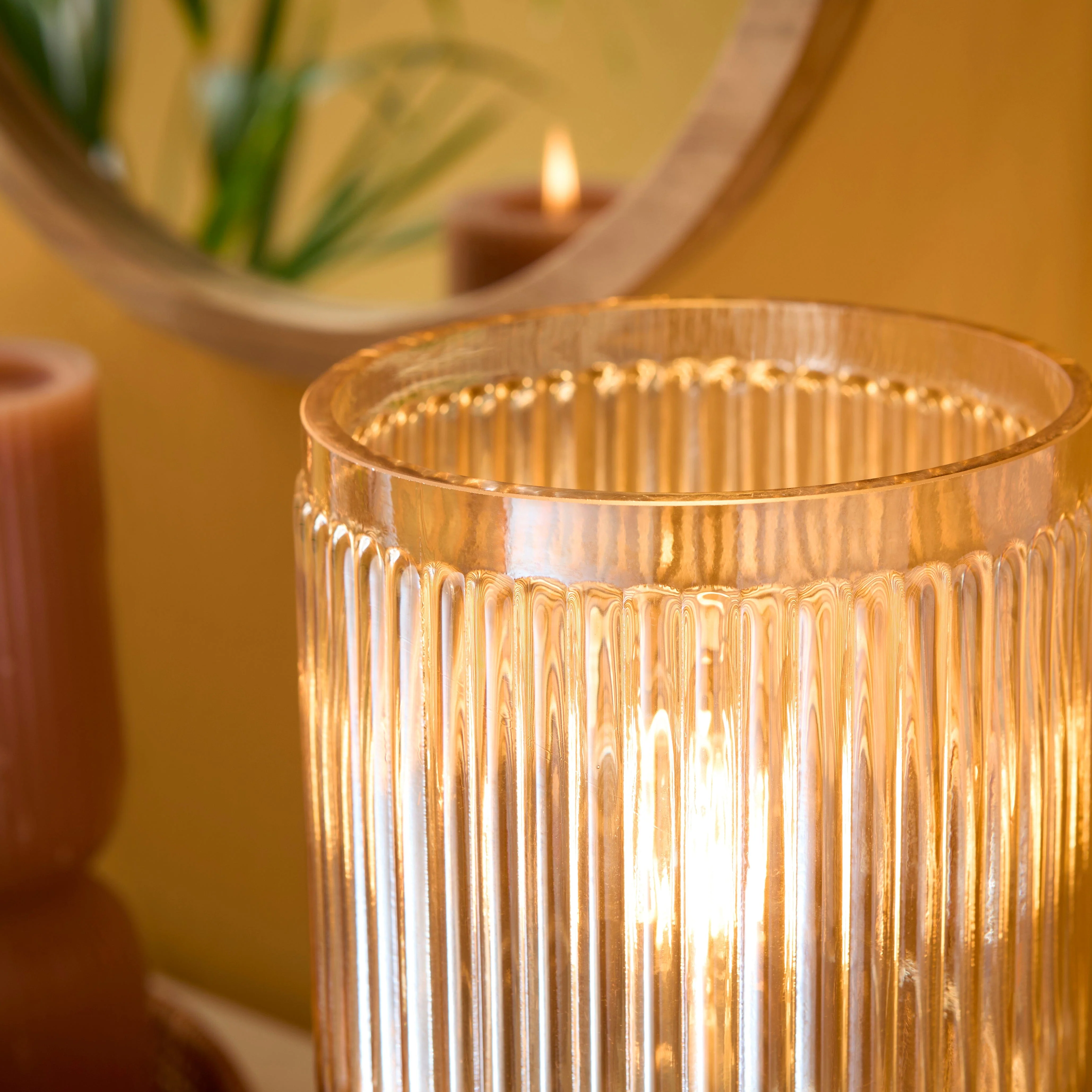Pimlico 31cm Glass Lamp - Champagne - Image 7