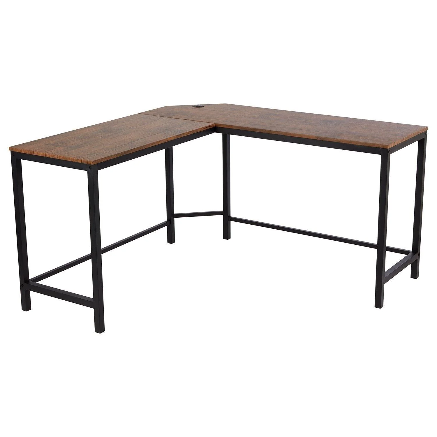 Outlet - Sheffield L Shaped Desk - Industrial - Image 4