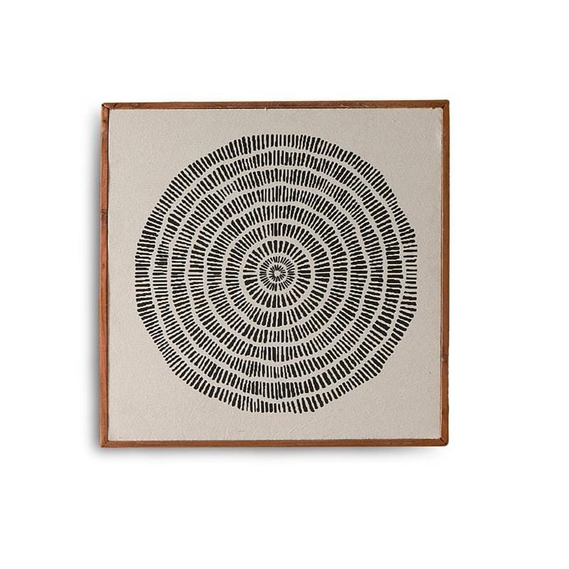 Outlet - Umari 50x50cm Wall Art - Circle Print on Cotton I - Image 7