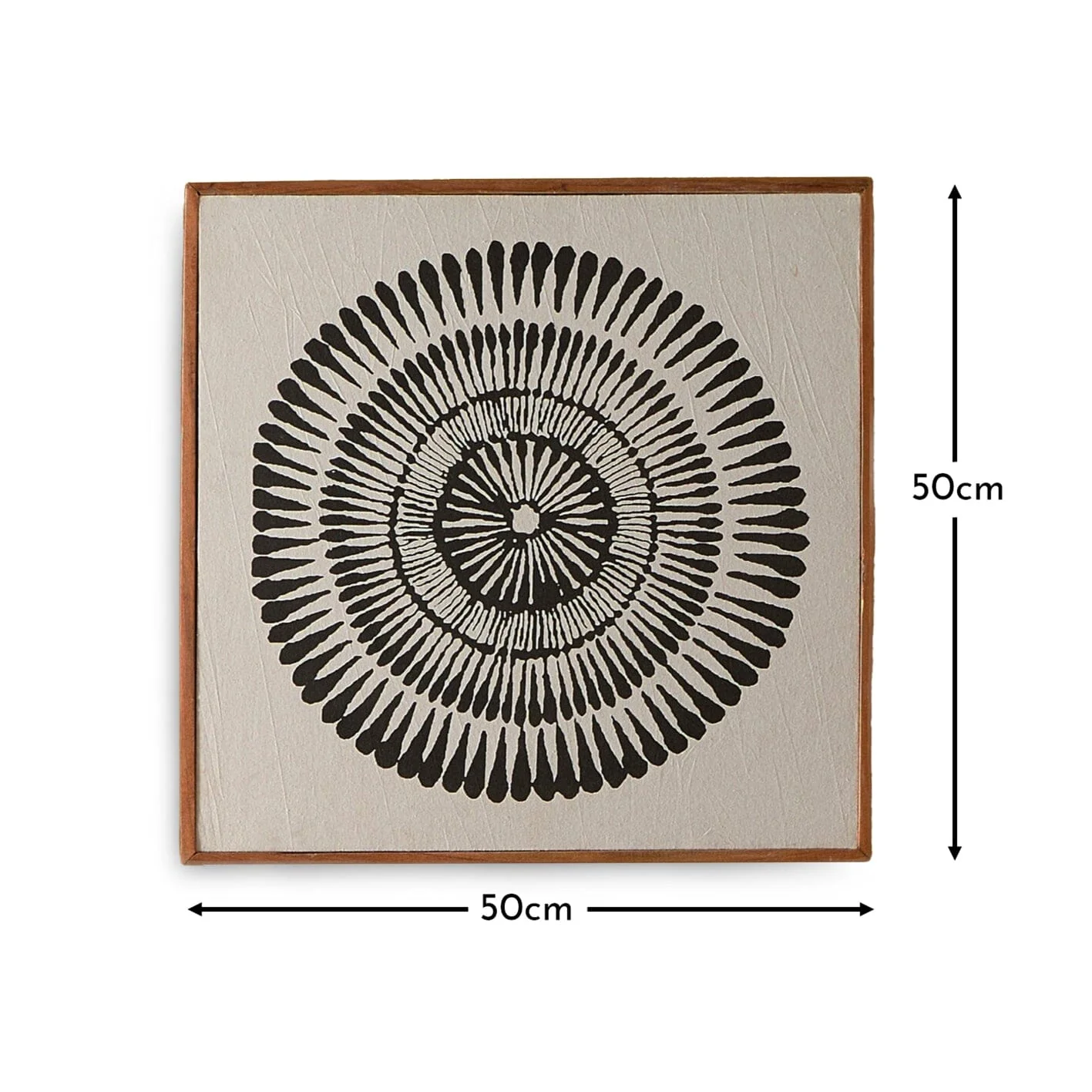 Umari 50x50cm Wall Art - Circle Print on Cotton - III - Image 10