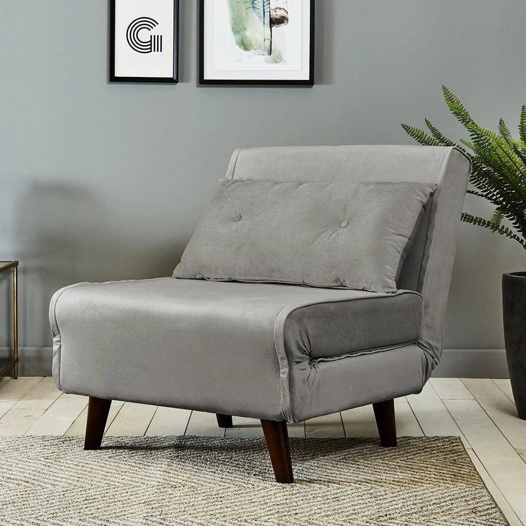 Outlet - Una Single Sofa Bed - Mist Grey