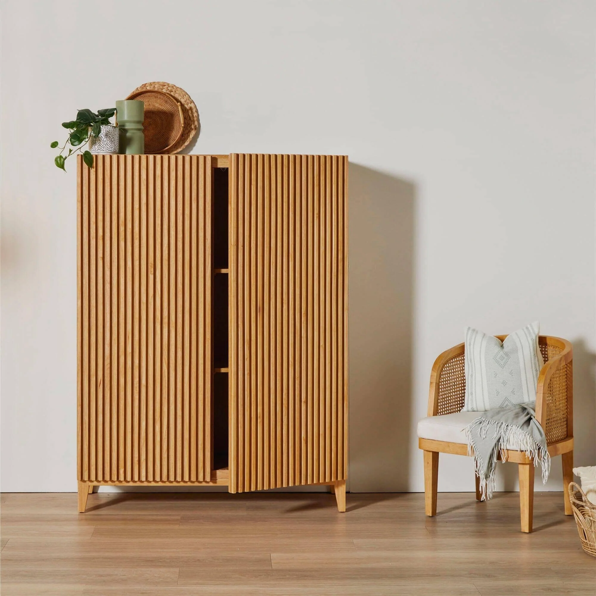 Outlet - Willow Tall Cabinet - Natural - Image 4