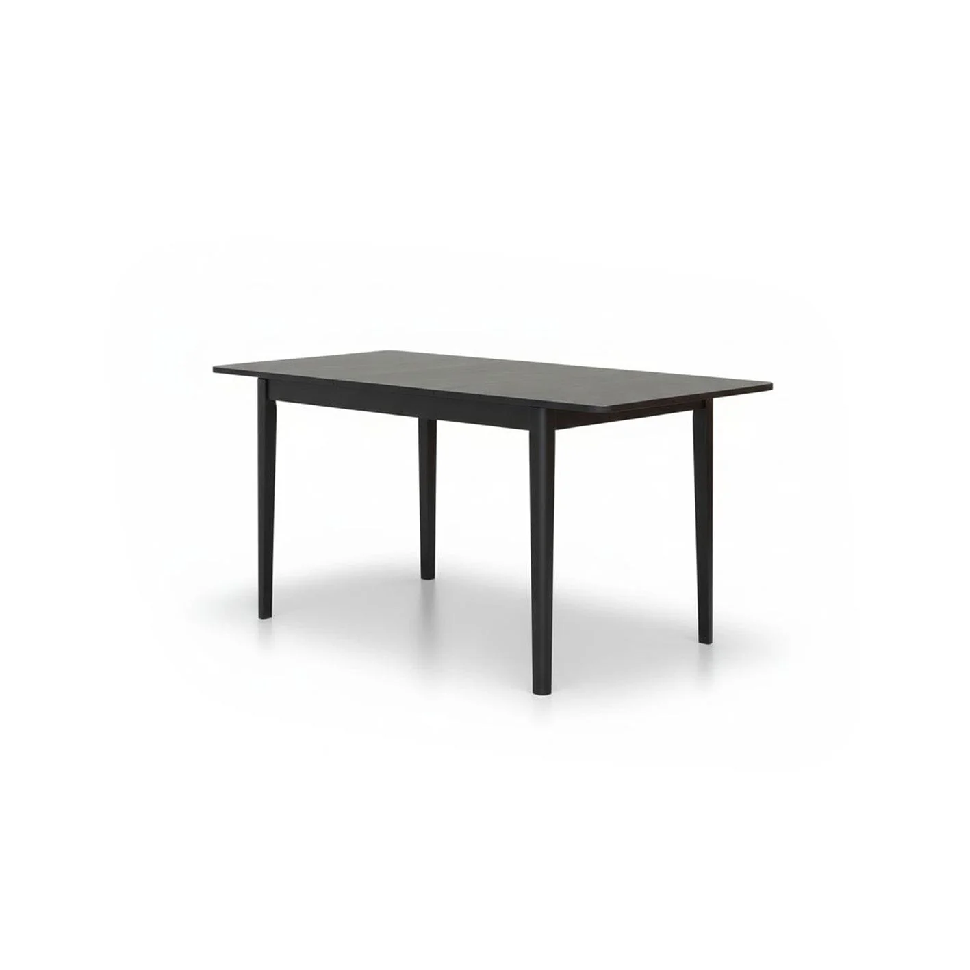 Paul Black Oak Extending Dining Table Set - 6 Seater - Ella Black Oak Carver Chairs - Image 13